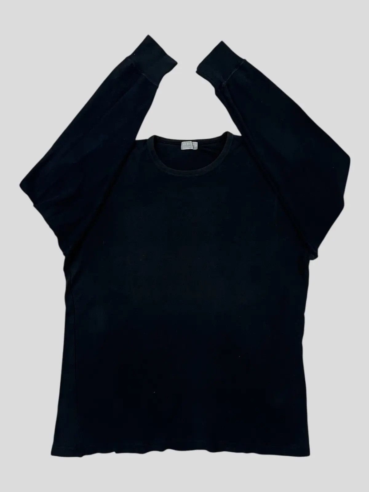 Comme des Garcons Homme Vintage AW89 Comme des Garçons Homme Black Oversized Sweater Size US M / EU 48-50 / 2 - 1 Thumbnail