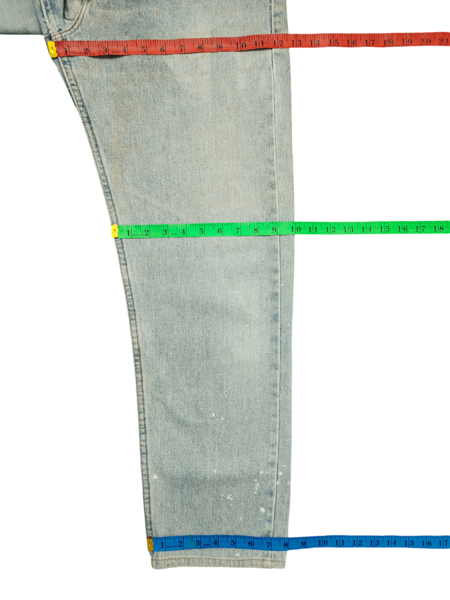 Levi's Vintage Clothing Vintage 90s Levi's 550 Sand Light Wash Faded Denim Jeans Size US 36 / EU 52 - 10 Thumbnail