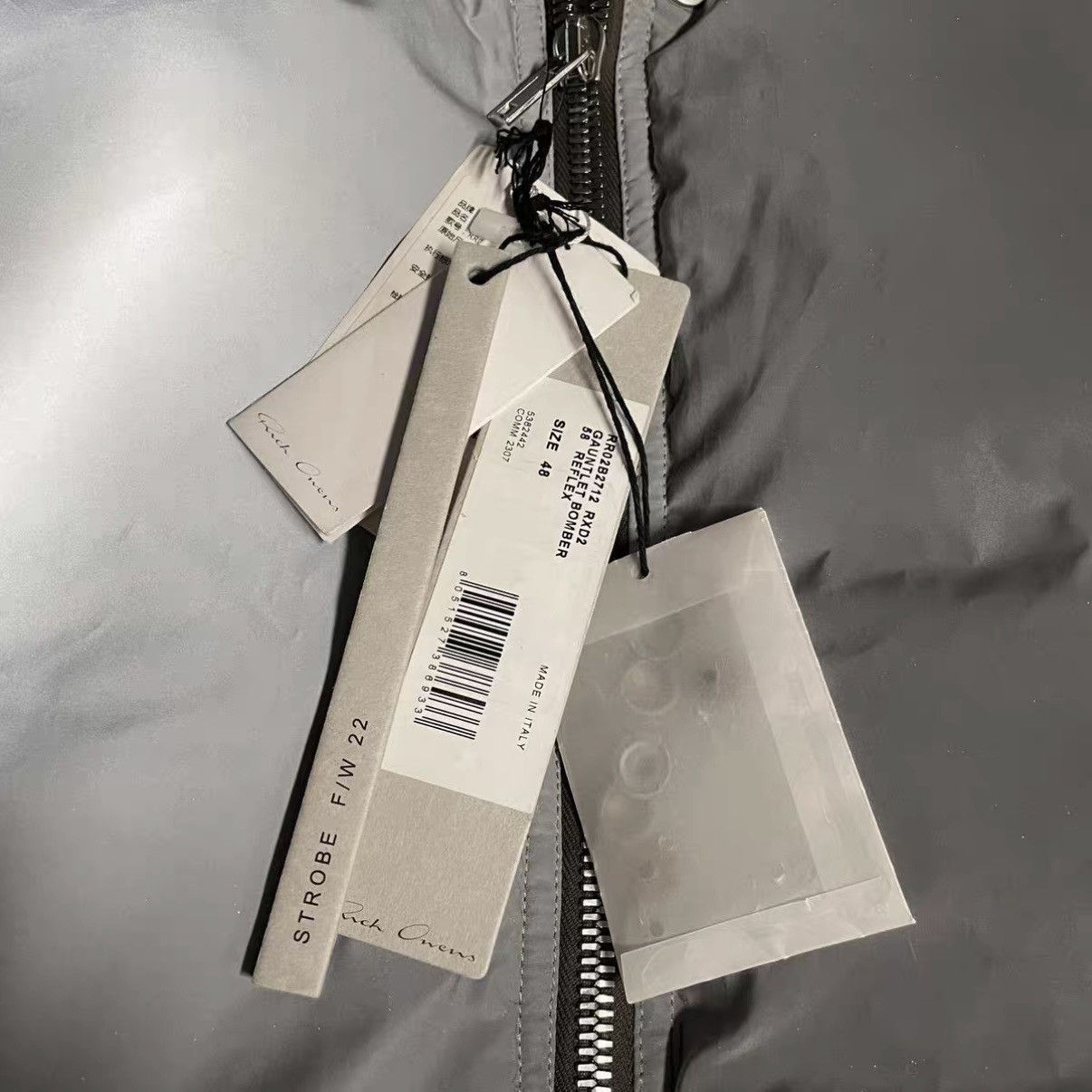 Rick Owens Rick Owens FW22 Stobe Gauntlet Bomber in Reflex sz 48 Size US M / EU 48-50 / 2 - 6 Thumbnail