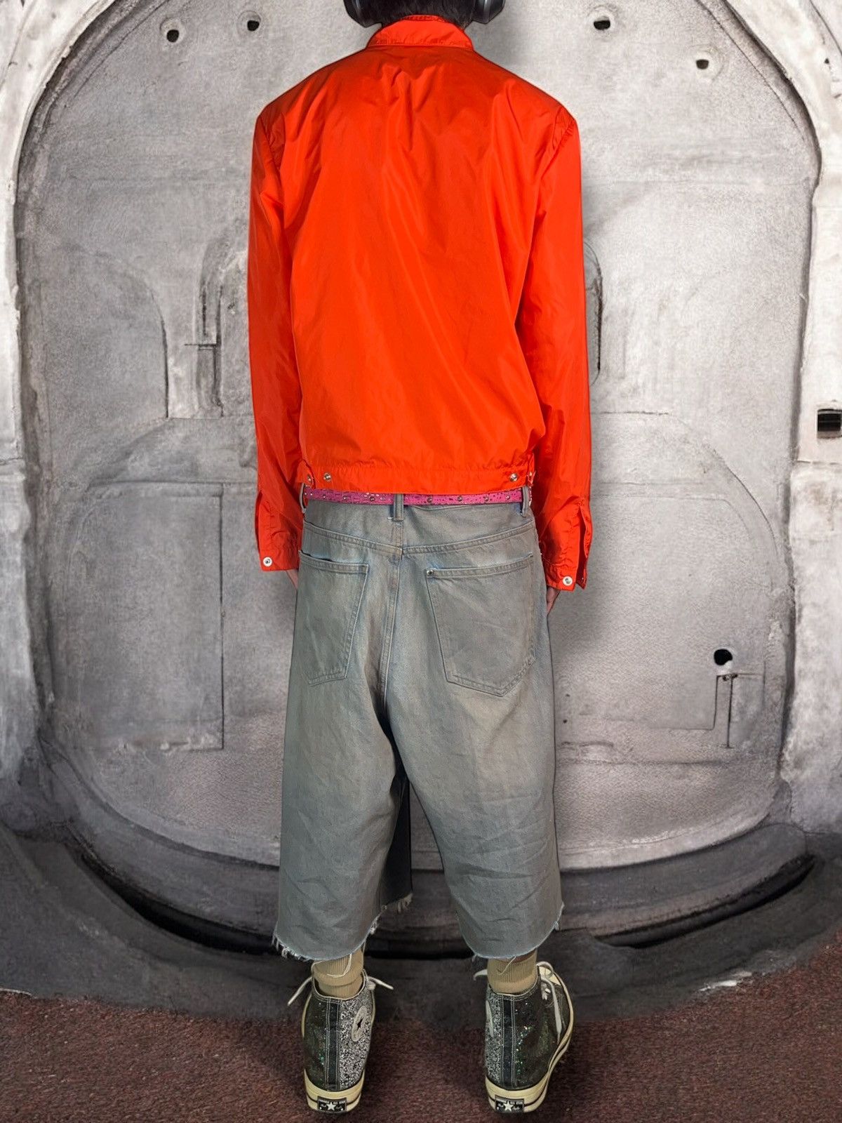 Dsquared2 SS2010 Dsquared2 orange nylon biker jacket Size US M / EU 48-50 / 2 - 3 Thumbnail