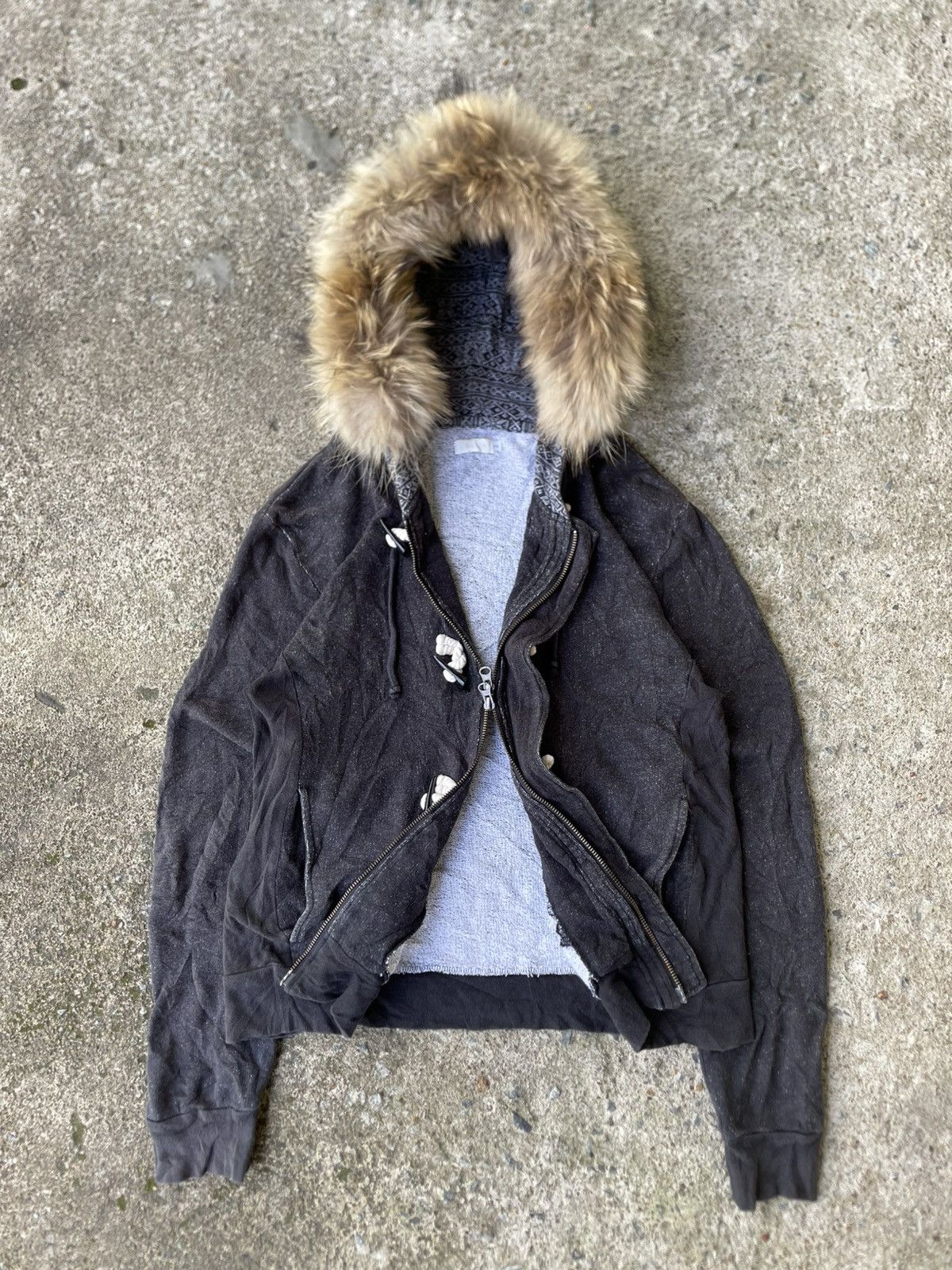 Le Grande Bleu (L.G.B.) Lgb Style Japanese Vegyor Faux Fur Hoodie Size US S / EU 44-46 / 1 - 4 Thumbnail