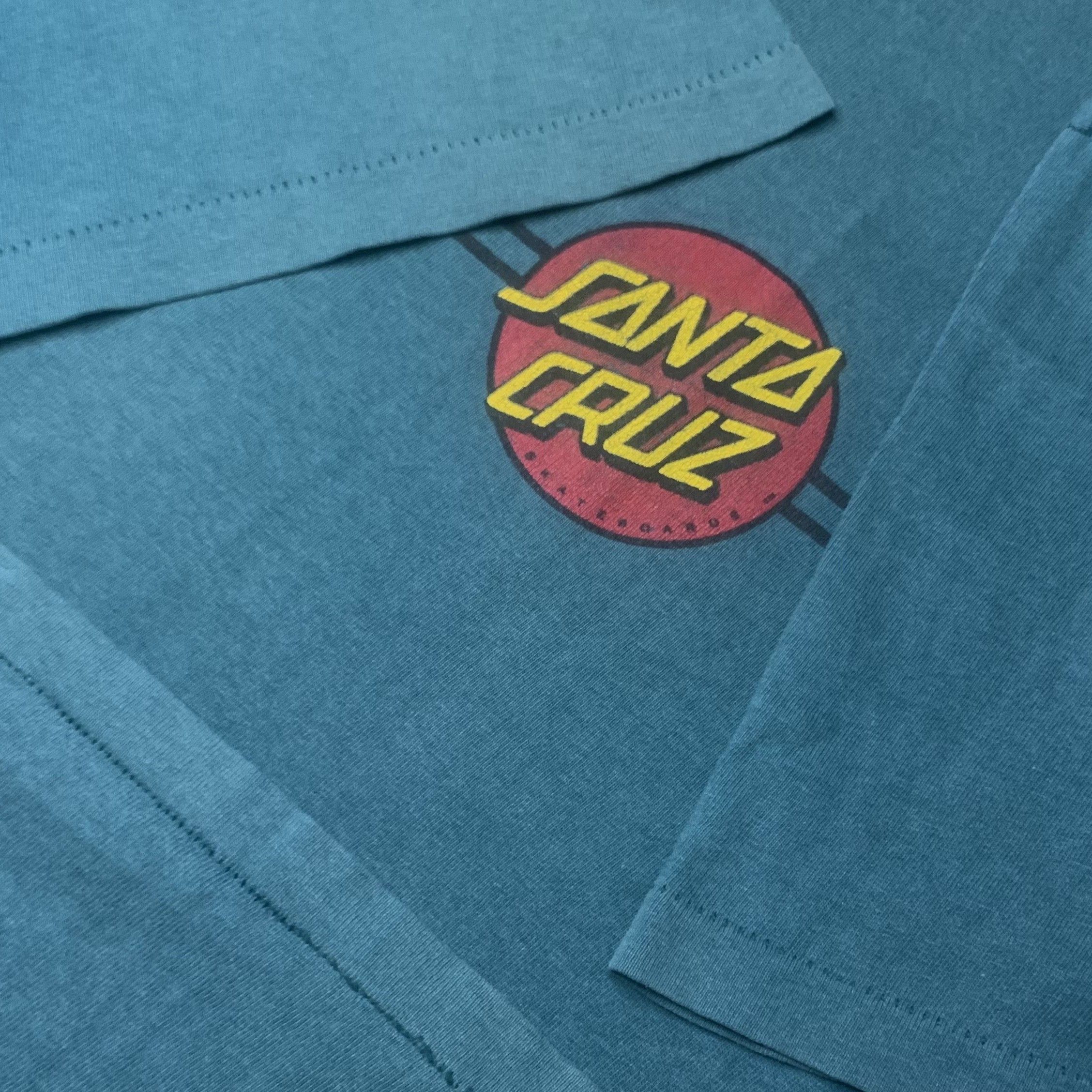 Santa Cruz Skateboards Vintage 90s Santa Cruz Skateboards Dot T-Shirt L Oneita USA Size US L / EU 52-54 / 3 - 8 Thumbnail