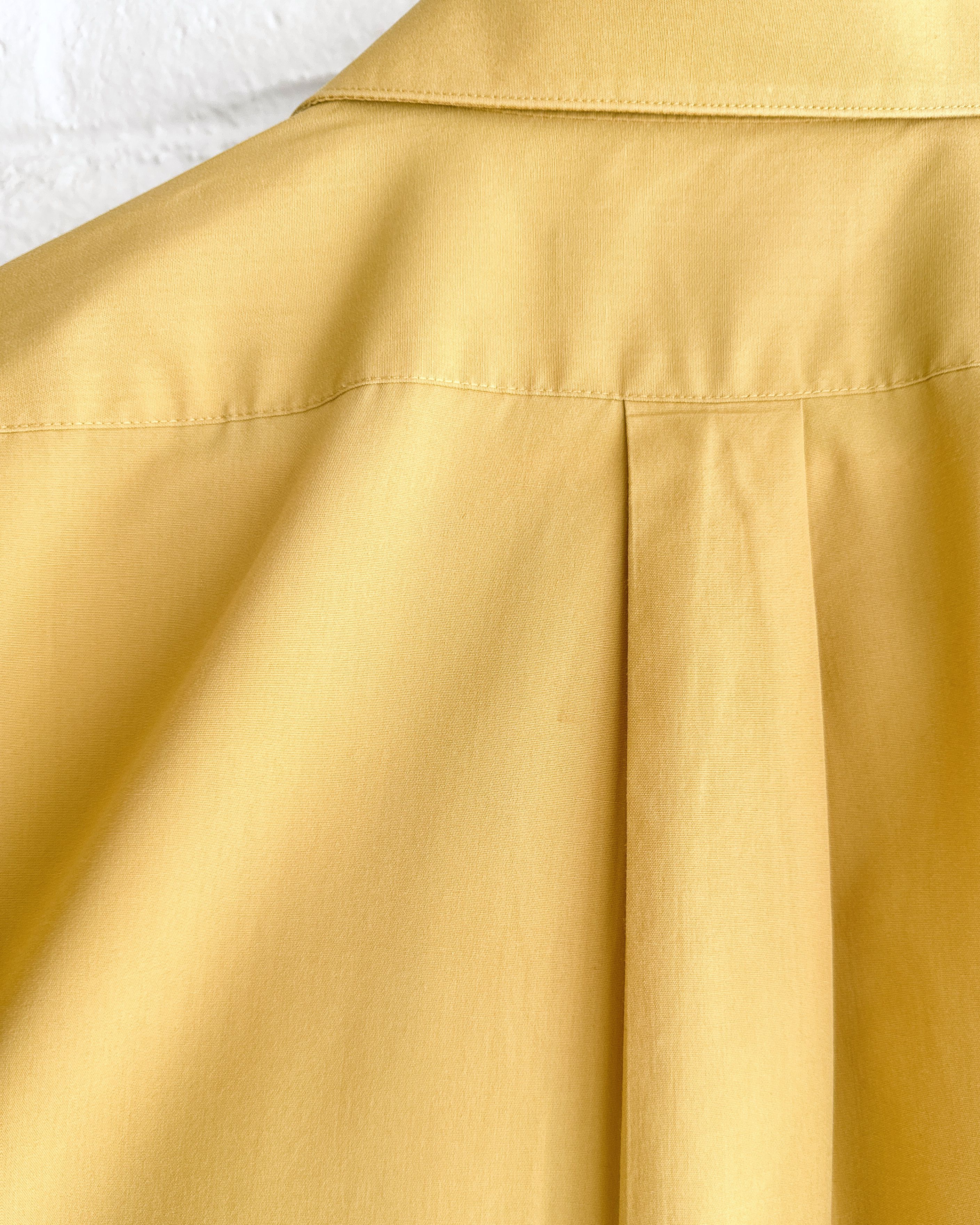 Vintage Vintage 80s Giorgio Brutini Button Up Shirt Gold Yellow L Size US L / EU 52-54 / 3 - 6 Thumbnail