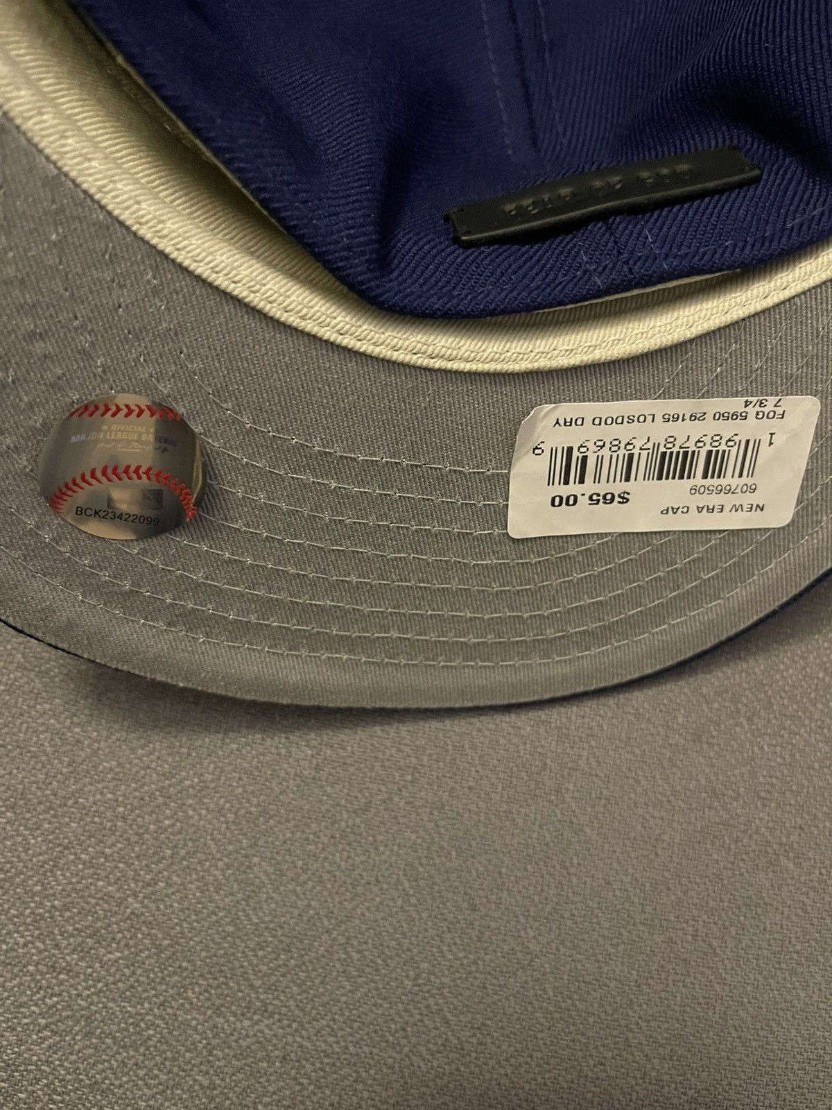 Fear of God × New Era *New* [7 3/4] FOG x New Era 59Fifty - L.A. Dodgers - Fitted Size ONE SIZE - 5 Thumbnail