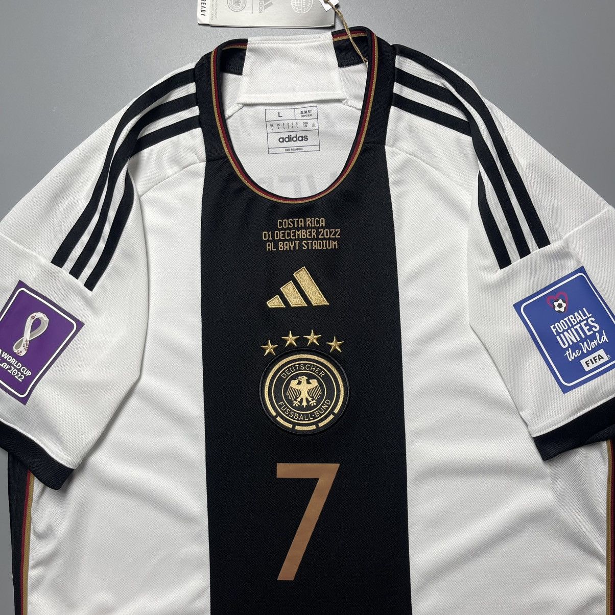 Adidas GERMANY ADIDAS 2022 WORLD CUP SOCCER HOME JERSEY #7 HAVERTZ Size US L / EU 52-54 / 3 - 4 Thumbnail