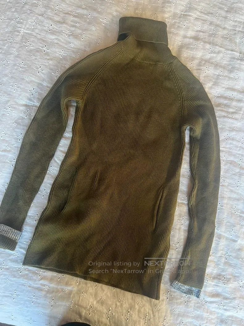 Yohji Yamamoto Yohji Yamamoto Turtleneck sweater Size US M / EU 48-50 / 2 - 1 Thumbnail
