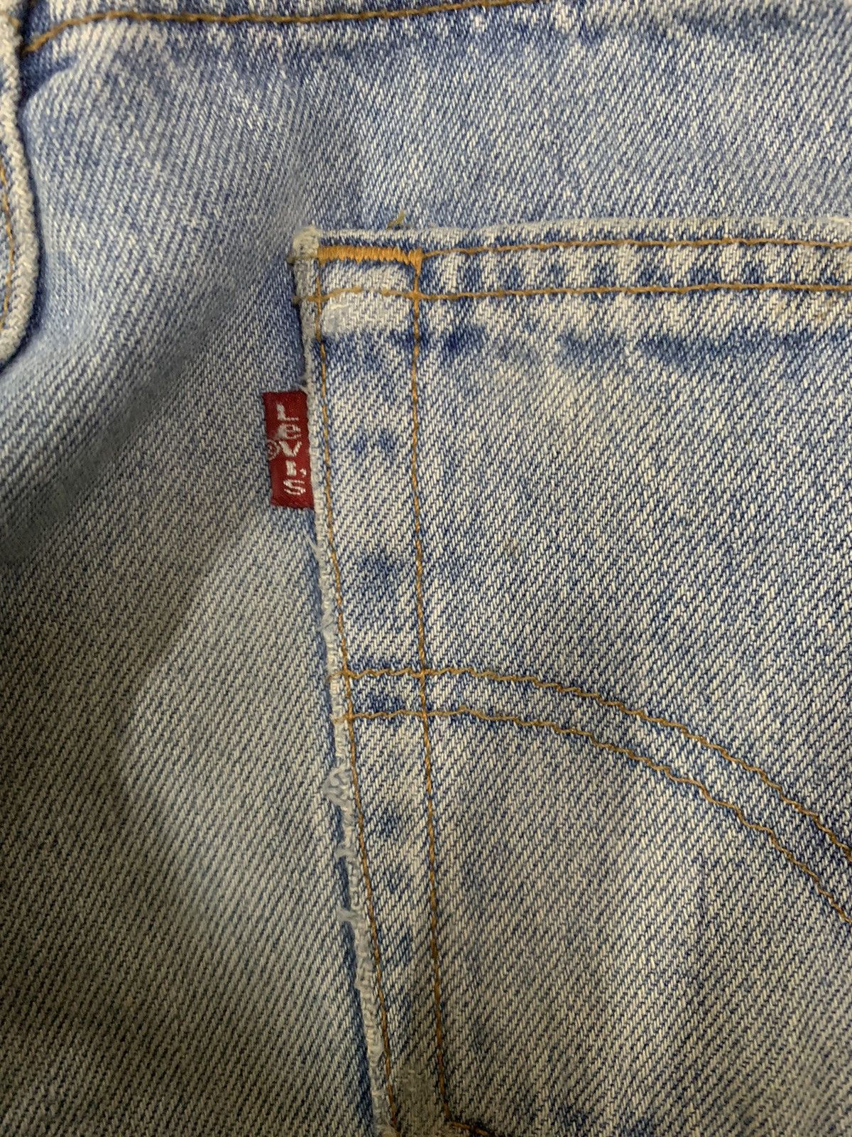 Levi's Vintage 90s Levis 501 Button Fly Mud Wash Distressed Jeans Size US 29 - 17 Thumbnail