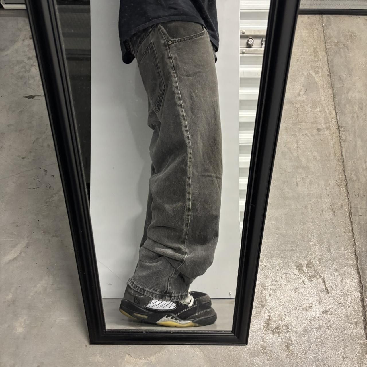 Vintage Crazy Vintage Y2K/2000s Grunge Faded Black Denim Jeans! 34x31 Size US 34 / EU 50 - 2 Thumbnail