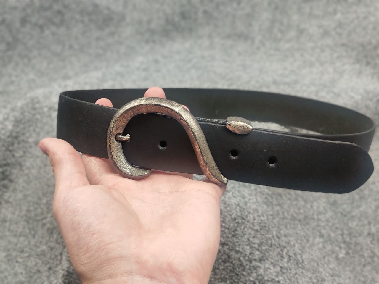 Le Grande Bleu (L.G.B.) Vintage If Six Was Nine black Logo belt LGB Opium grunge Y2K Size ONE SIZE - 6 Thumbnail
