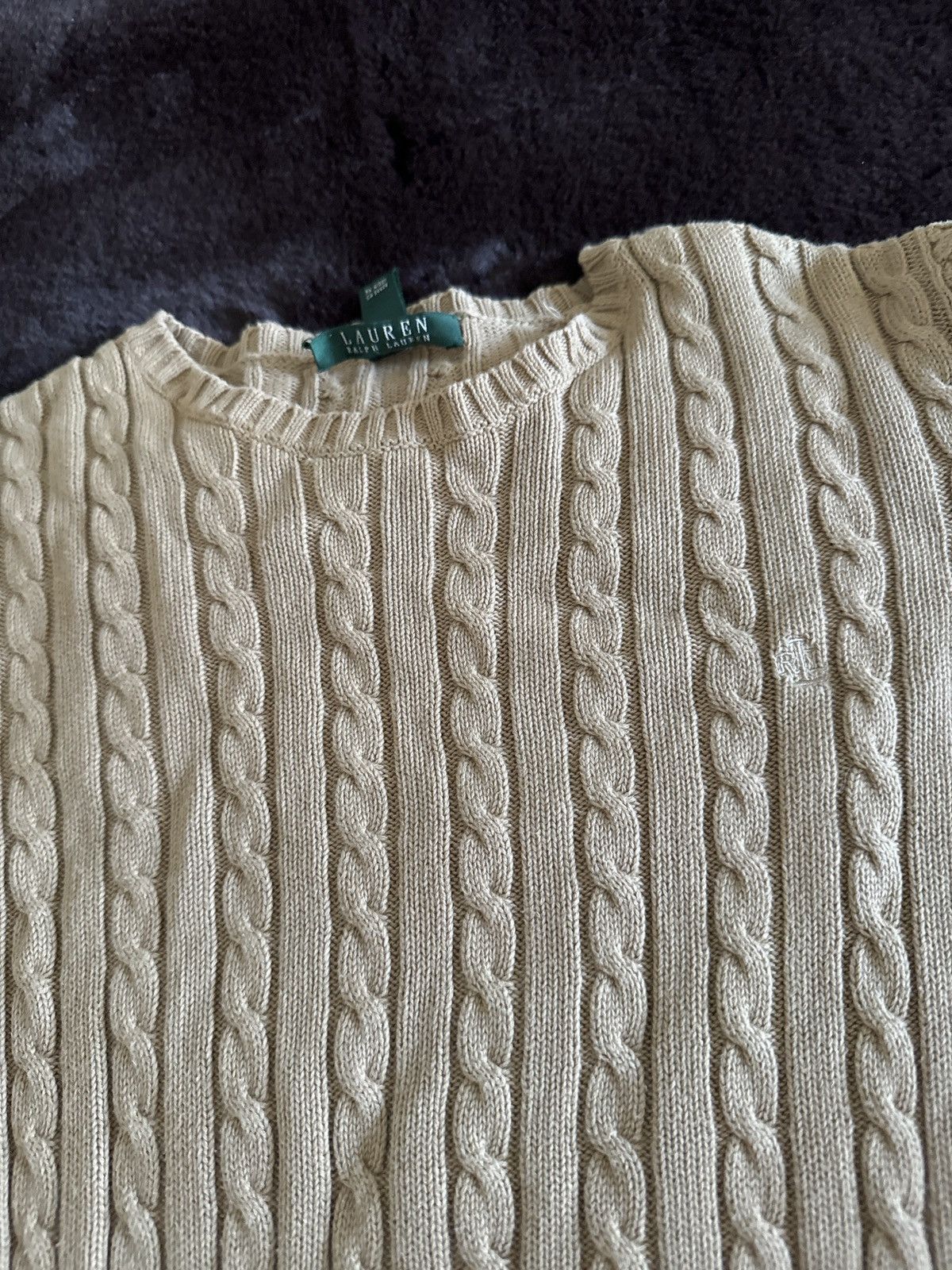 Ralph Lauren RALPH LAUREN CABLE KNIT SWEATER Size M / US 6-8 / IT 42-44 - 4 Thumbnail