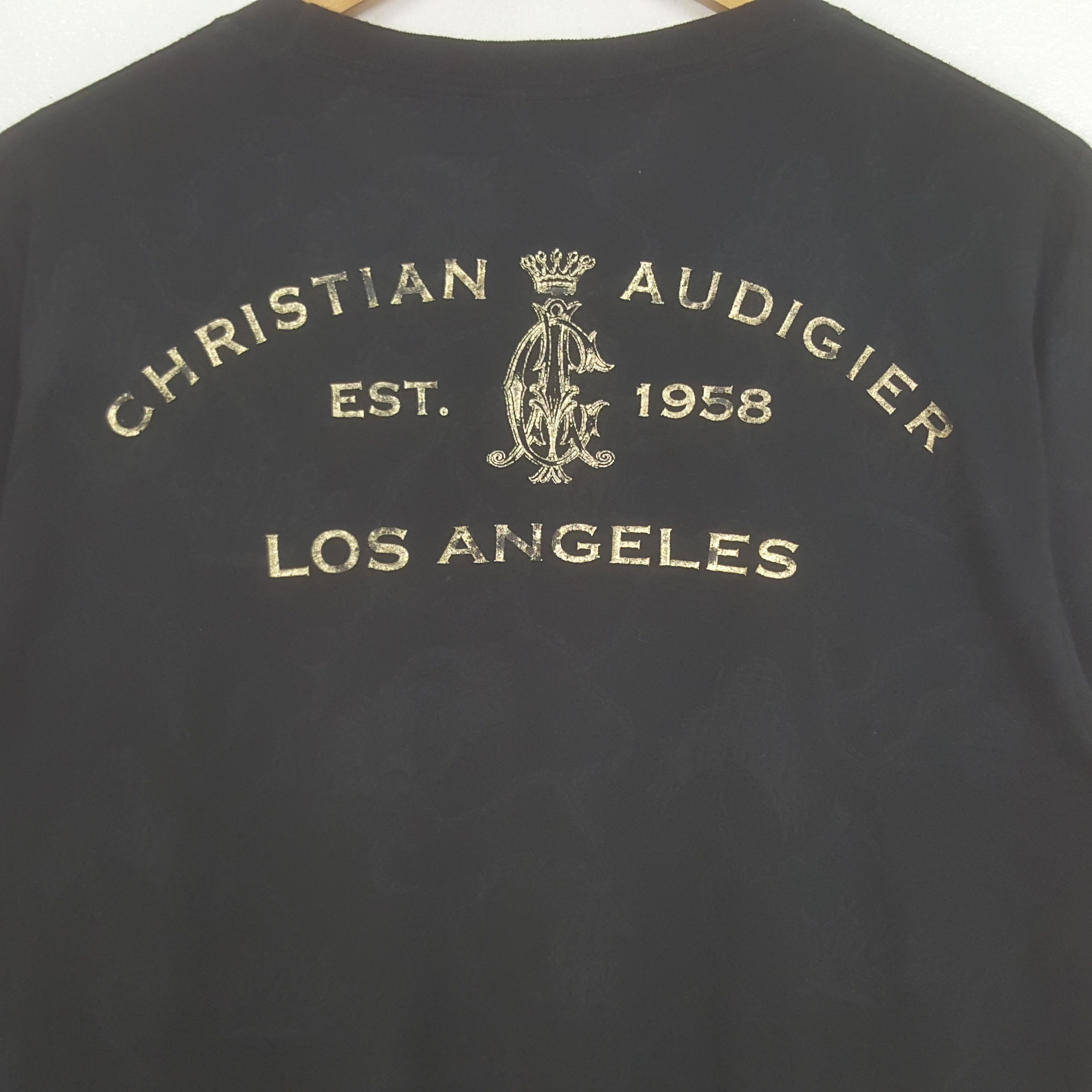 Christian Audigier Vintage Christian Audigier Punk Designer Tshirt C319N80 Size US L / EU 52-54 / 3 - 4 Thumbnail