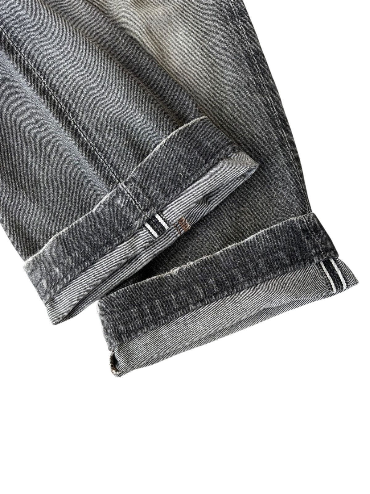 Calvin Klein × Heron Preston 🔥CALVIN KLEIN SELVEDGE FADED BLACK WIDE BAGGY JEANS DISTRESS Size US 30 / EU 46 - 7 Thumbnail