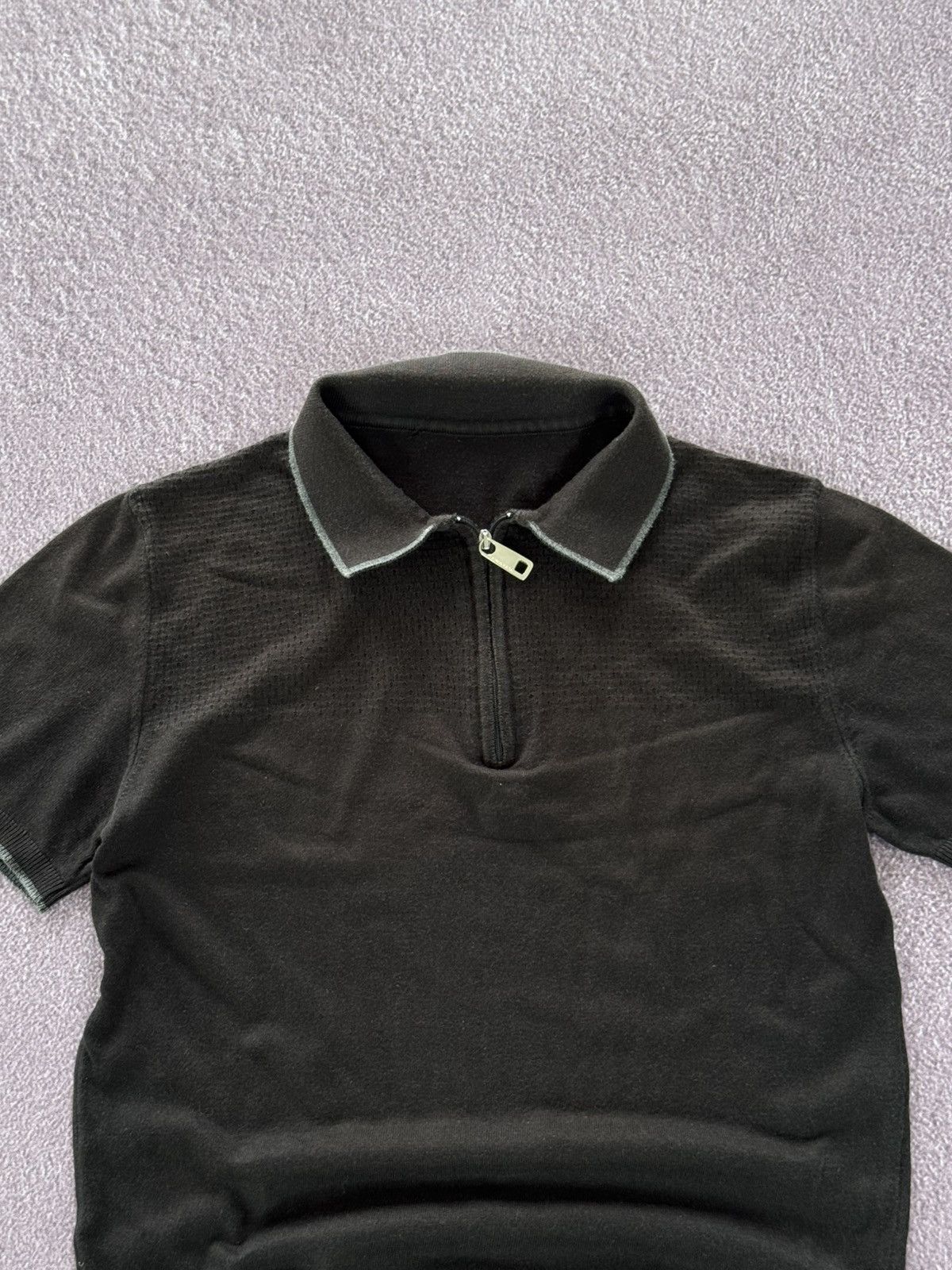 Dolce & Gabbana Dolce & Gabbana D&G Luxury Wool Zip Up Polo Shirt Size S / US 4 / IT 40 - 2 Thumbnail