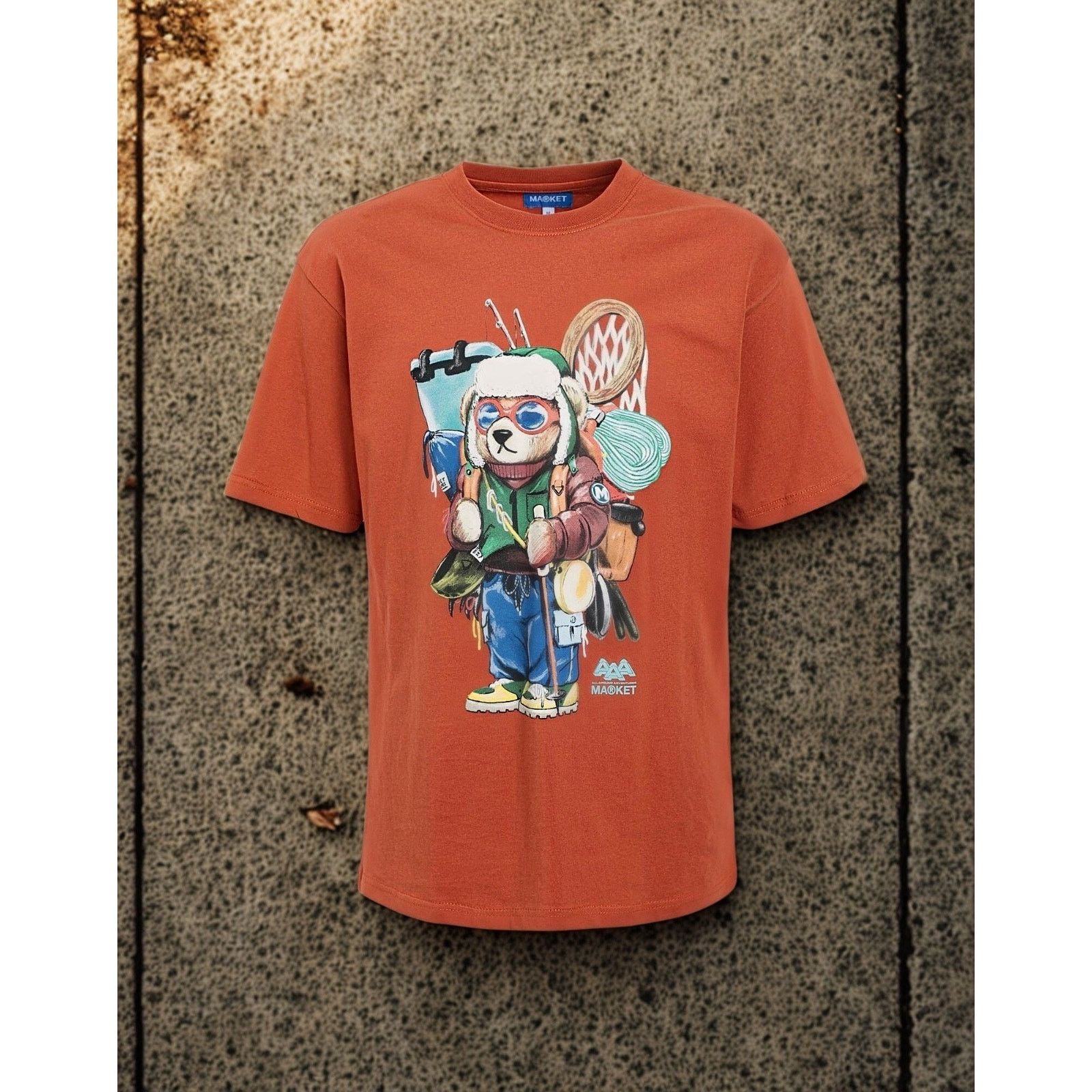 Other Chinatown Market Ultralight Bear Graphic T Shirt Orange 2XL Size US XXL / EU 58 / 5 - 11 Thumbnail
