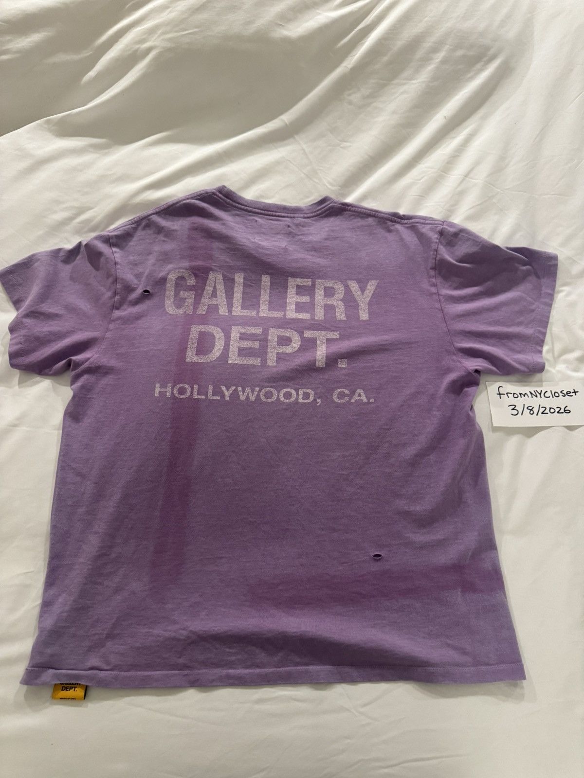 Gallery Dept. Gallery Dept purple short sleeve Size US L / EU 52-54 / 3 - 4 Thumbnail