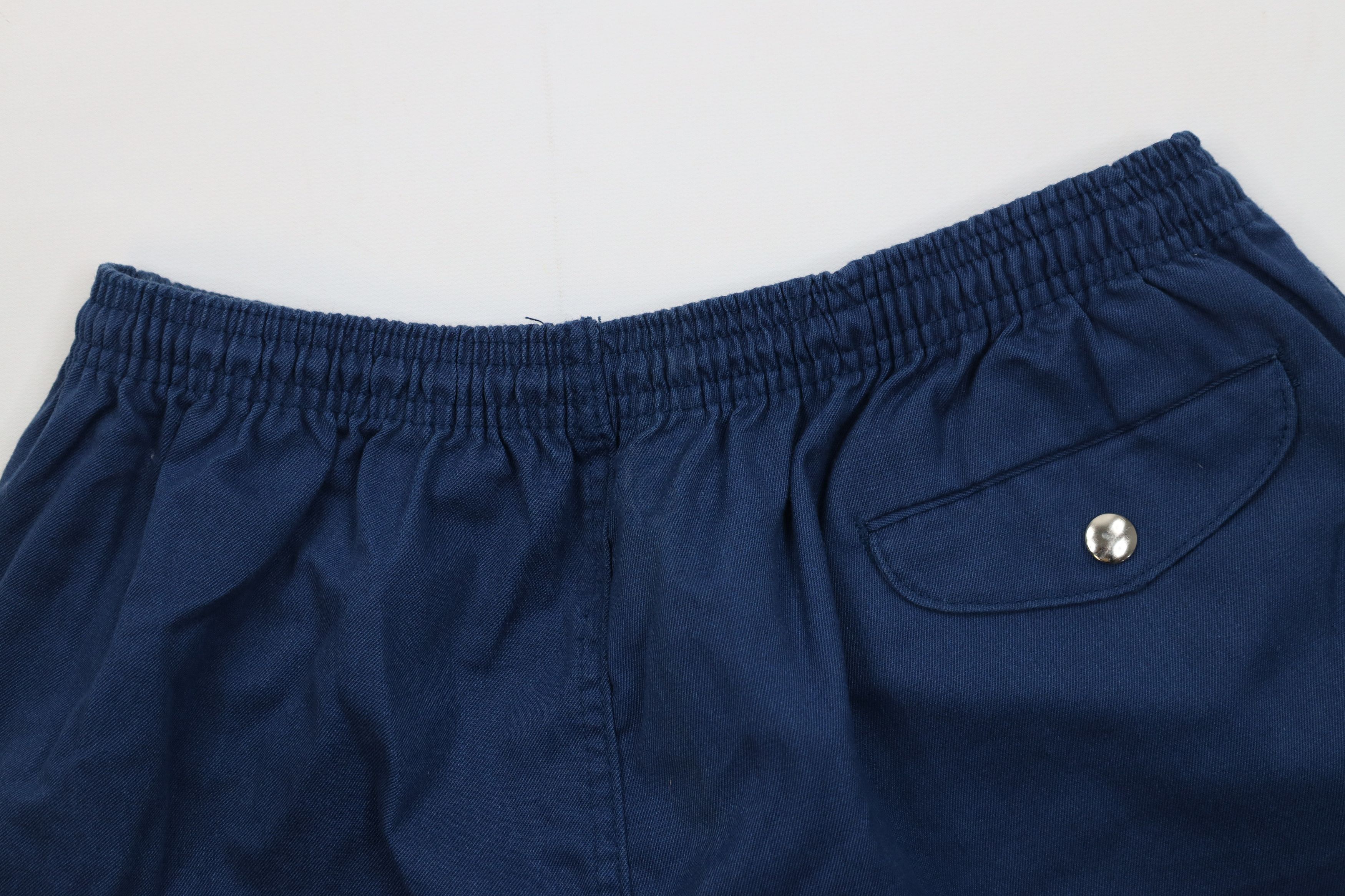 Vintage Vintage 70s Streetwear Above Knee Running Short Shorts Blue Size US 36 / EU 52 - 10 Thumbnail
