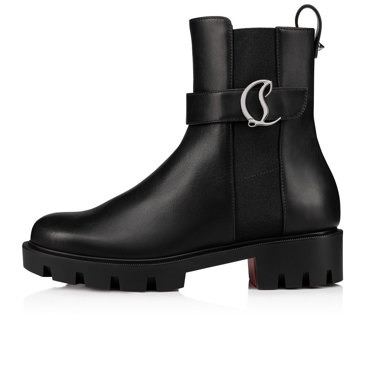 Christian Louboutin oc11z0126 Chelsea Booty Lug in Black Size US 10 / IT 40 - 2 Thumbnail