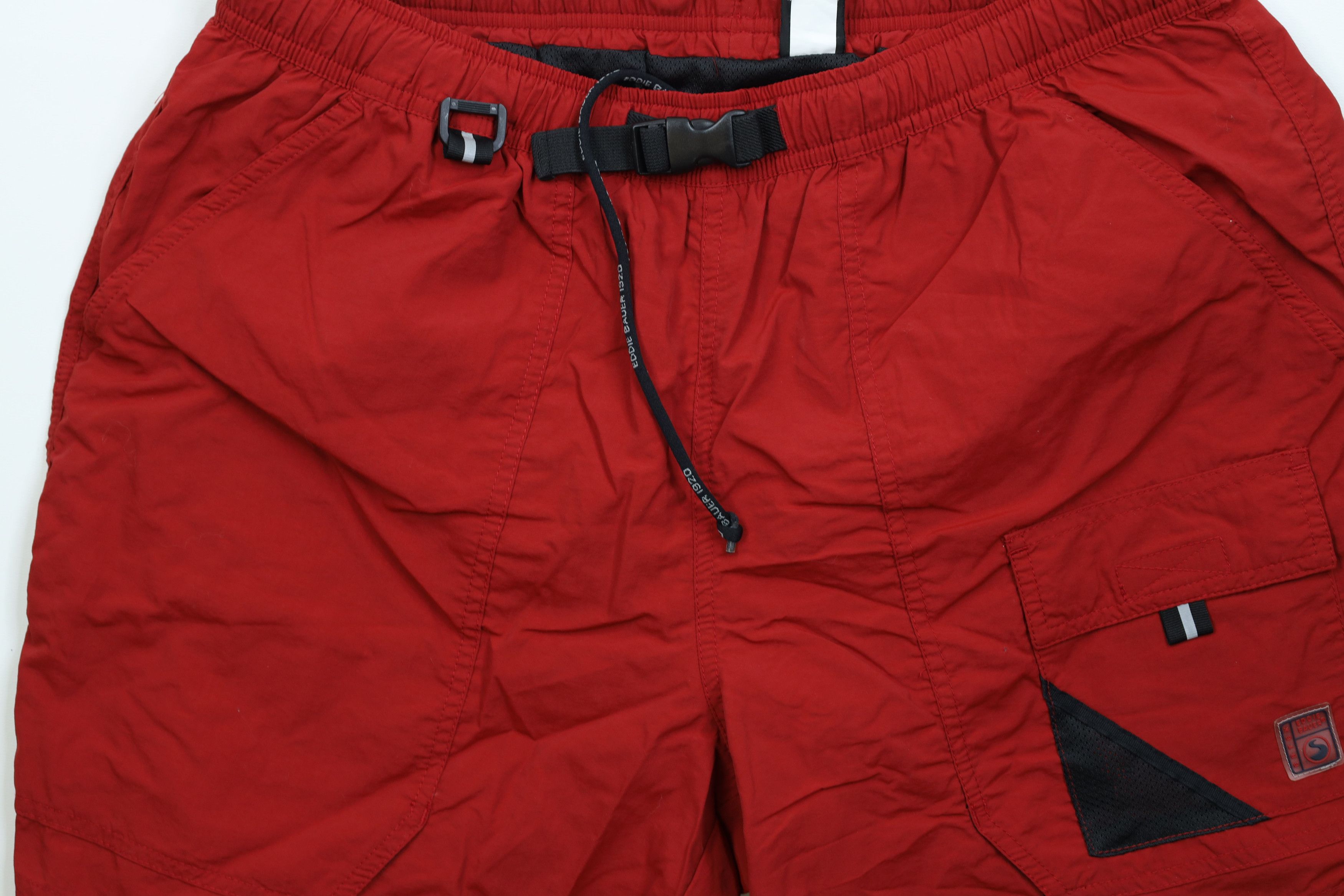 Eddie Bauer Vintage 90s Eddie Bauer Lined Belted Trekking Cargo Shorts Size US 34 / EU 50 - 3 Thumbnail