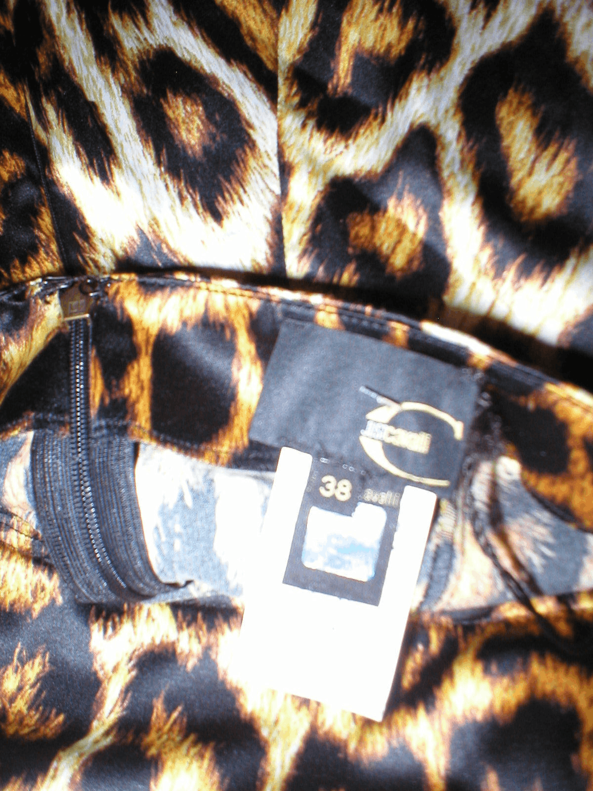 Just Cavalli New Womens 2 NWT Italy Just Cavalli Leopard Print Dress 38 Size XS / US 0-2 / IT 36-38 - 3 Thumbnail