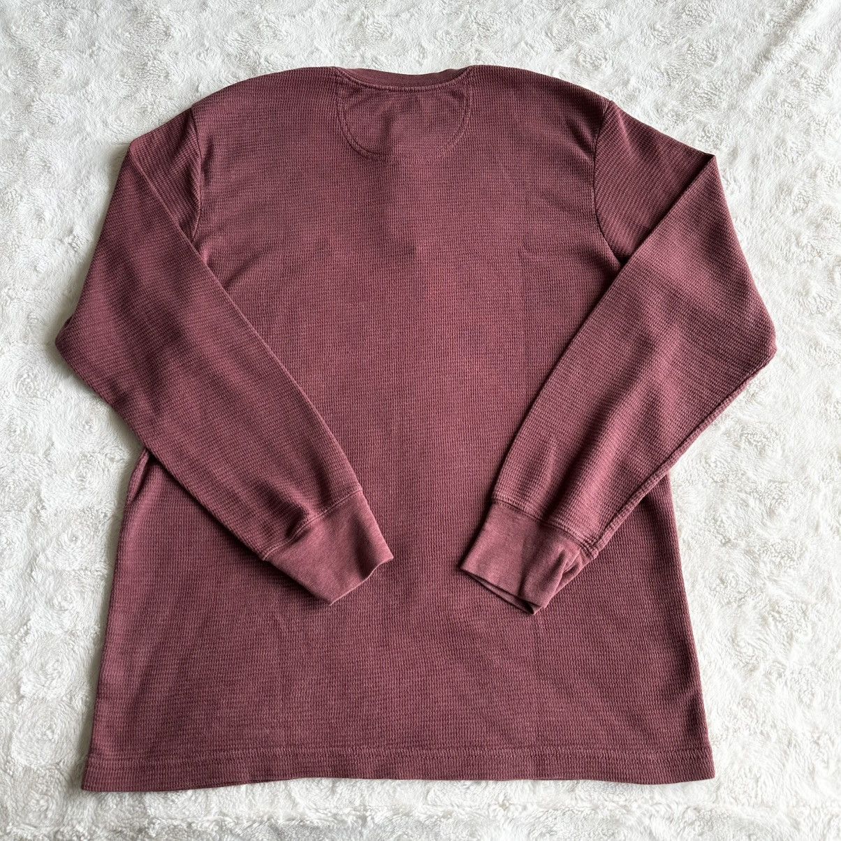 Mossy Oaks Mossy Oak Thermal Shirt Mens Large Red Henley Waffle Knit Size US L / EU 52-54 / 3 - 3 Thumbnail