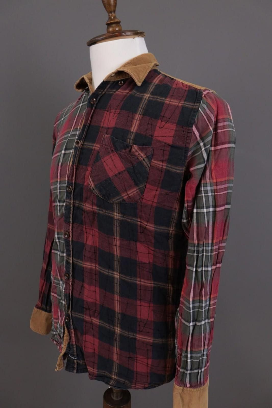 Desigual Desigual Mulricolor Check Flannel Button Down Shirt Size M Size US M / EU 48-50 / 2 - 8 Thumbnail