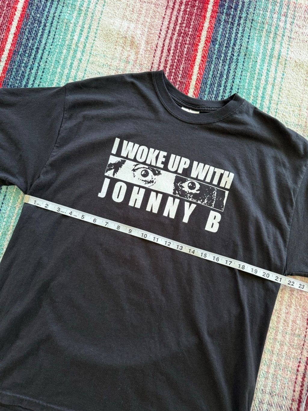 Hanes Hanes Black Johnny B Chicago Radio Short Sleeve Tee XL Size US XL / EU 56 / 4 - 6 Thumbnail