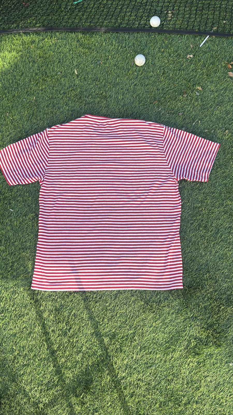 Hedi Slimane Saint laurent Striped Shirt Red White Hedi Slimane Logo Size US M / EU 48-50 / 2 - 3 Thumbnail