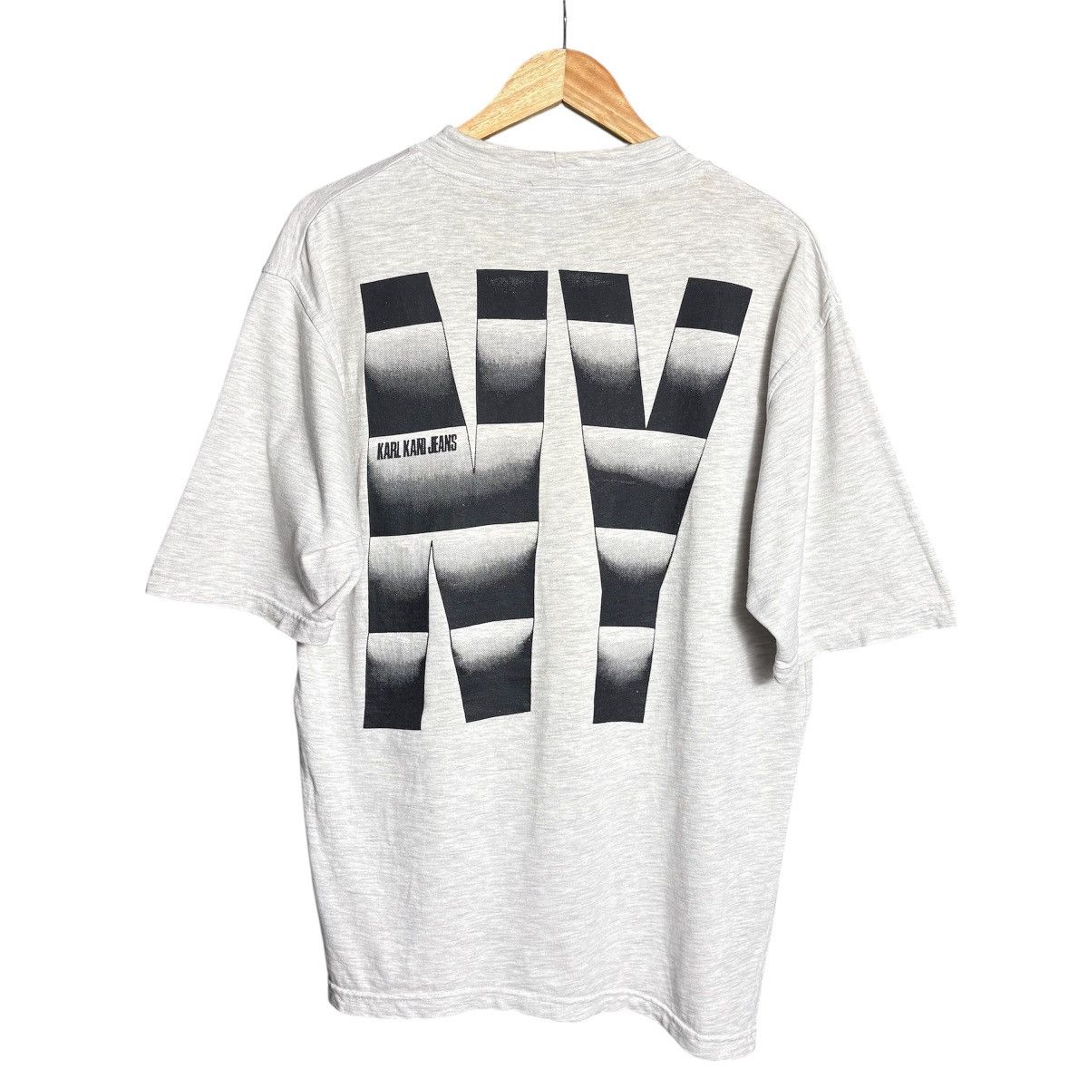 Karl Kani × Vintage Vintage 90s Karl Kani NY Logo Jumper Crewneck T-Shirt Size US L / EU 52-54 / 3 - 1 Thumbnail