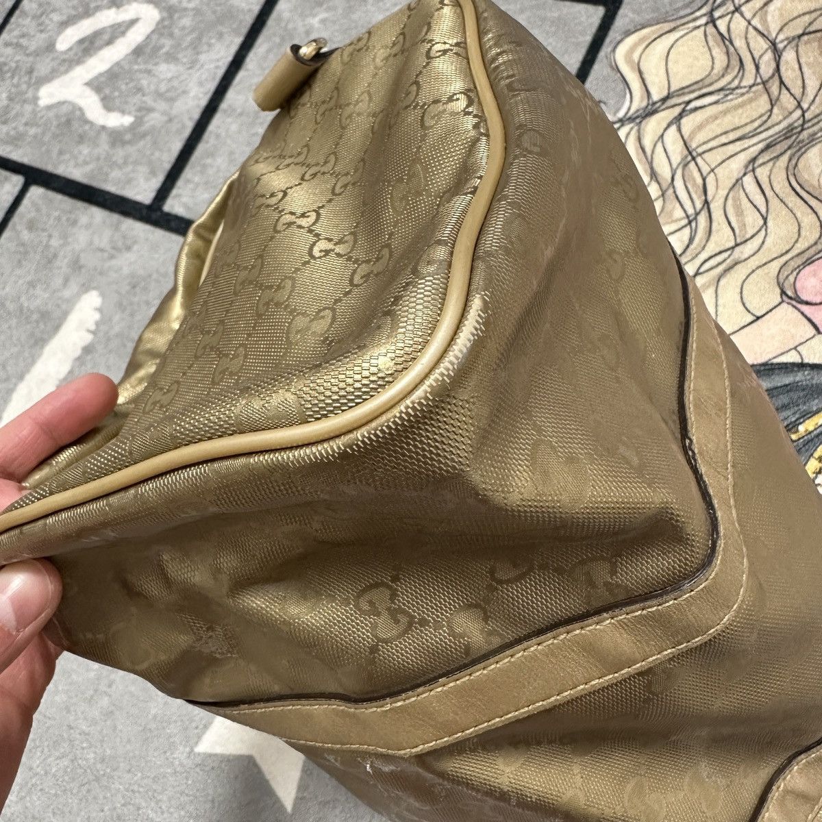 Gucci Vintage Gucci Monogram Hand Bag GG Size ONE SIZE - 16 Thumbnail
