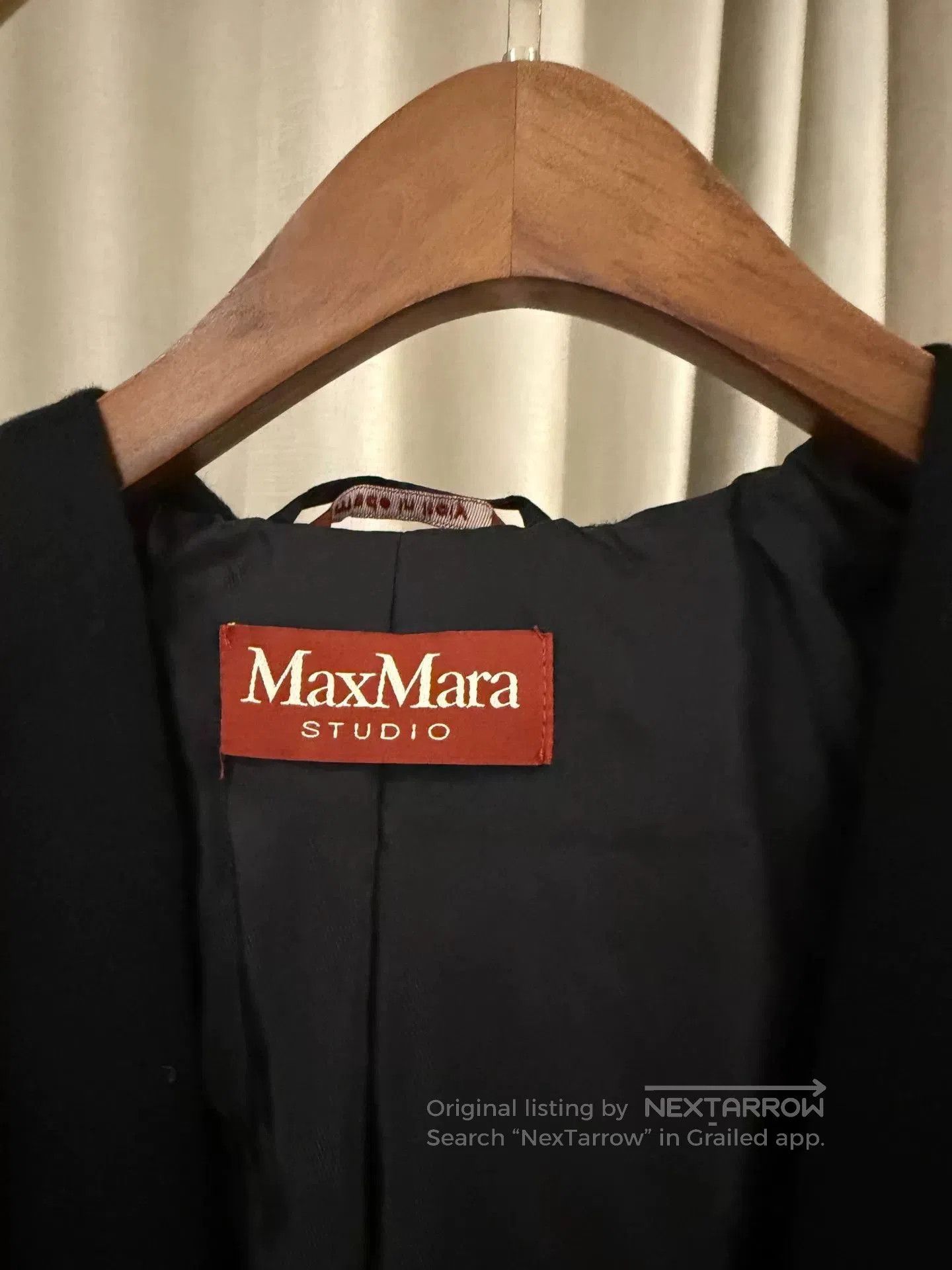 Other Maxmara Black Classic Robe Coat 36. Size US S / EU 44-46 / 1 - 4 Thumbnail