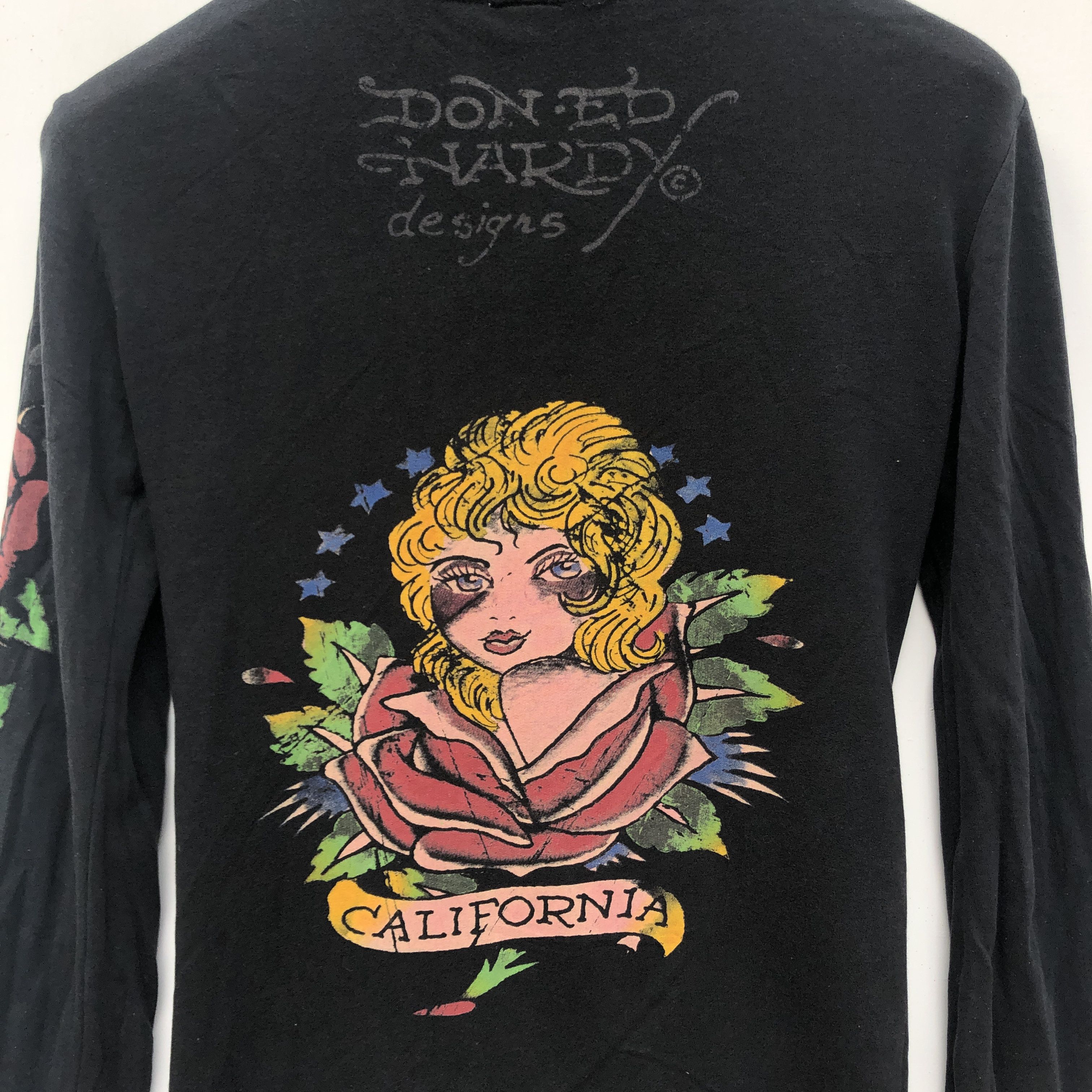 Ed Hardy DON ED HARDY Women Zipper Hoodie #1975/12 Size S / US 4 / IT 40 - 2 Thumbnail