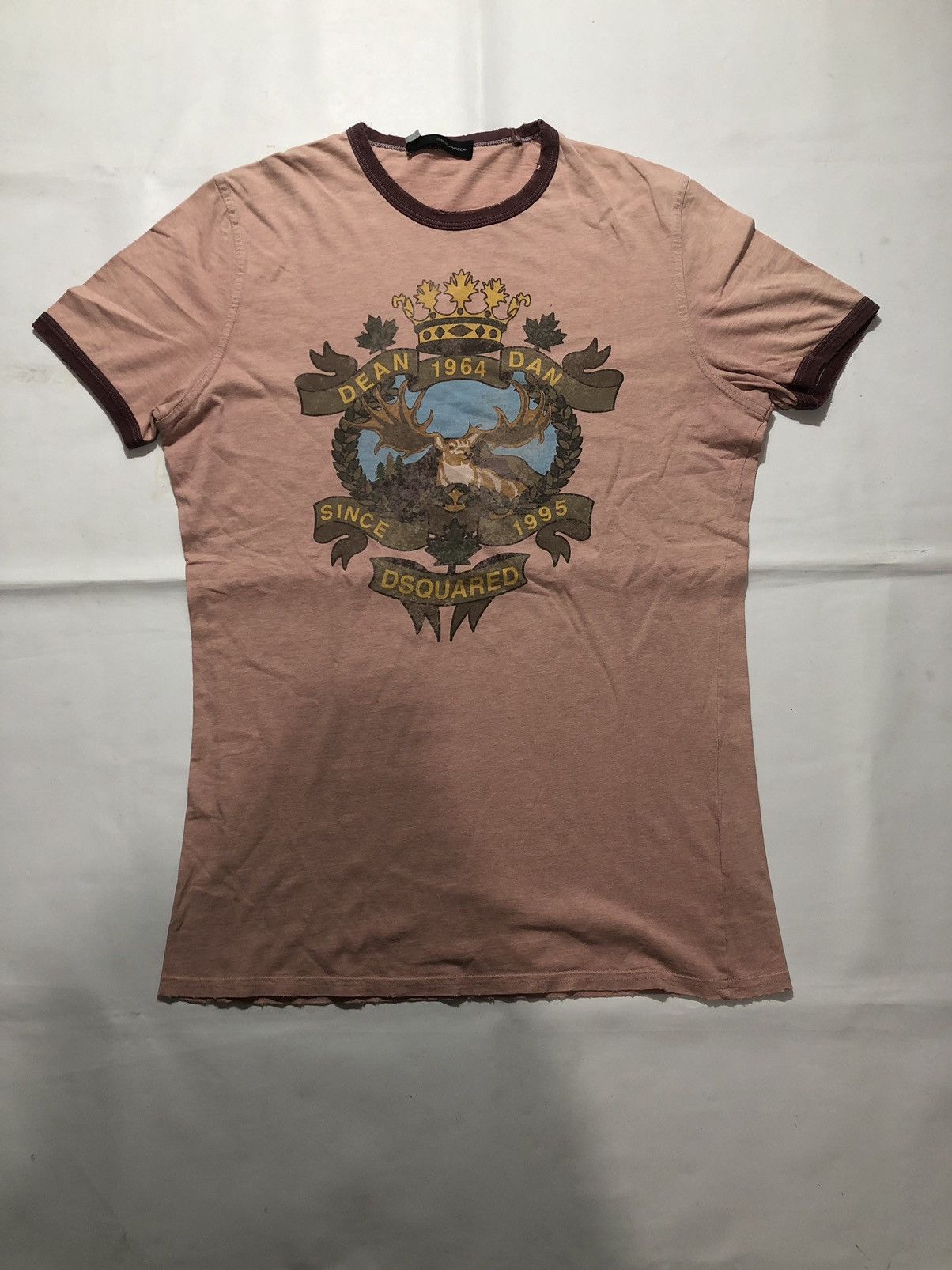Dsquared2 Vintage Dsquared2 Big Logo T-shirt Tee Size US L / EU 52-54 / 3 - 1 Thumbnail