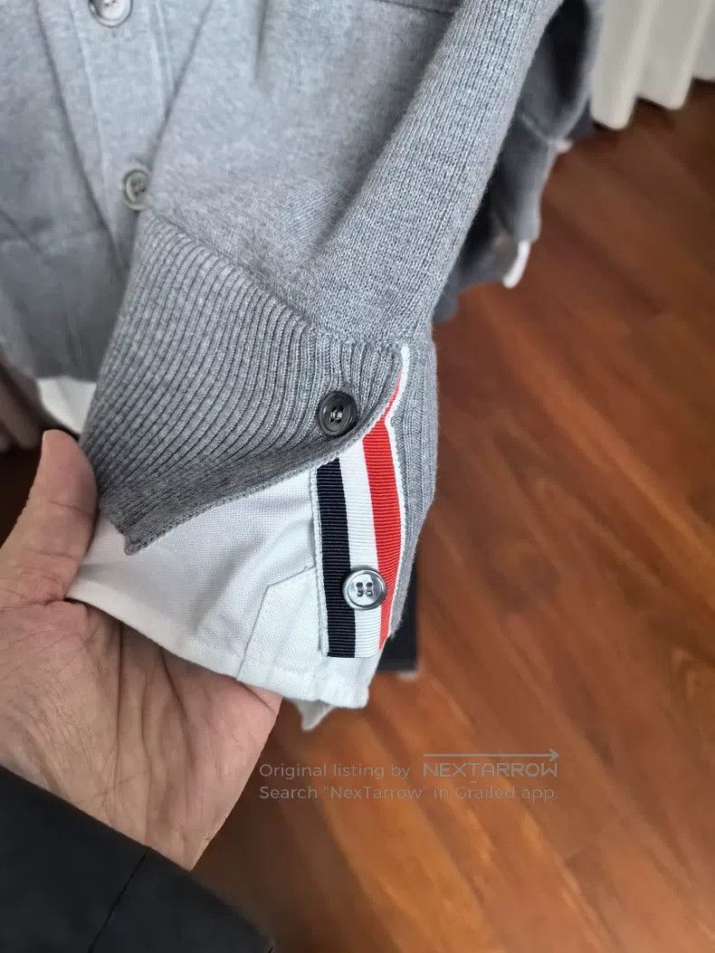 Thom Browne Thom Browne Sleeve badge cardigan Size XS / US 0-2 / IT 36-38 - 6 Thumbnail