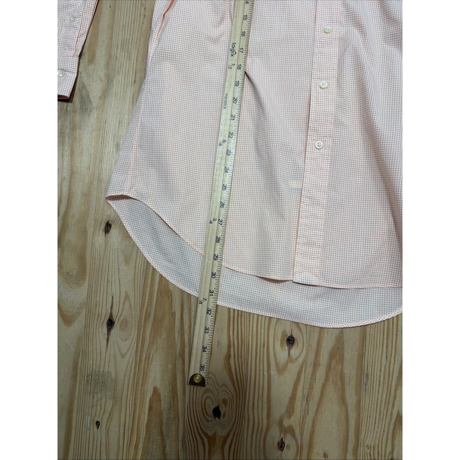 Ralph Lauren POLO RALPH LAUREN CLASSIC FIT ORANGE CHECK DRESS Medium Size US M / EU 48-50 / 2 - 4 Thumbnail