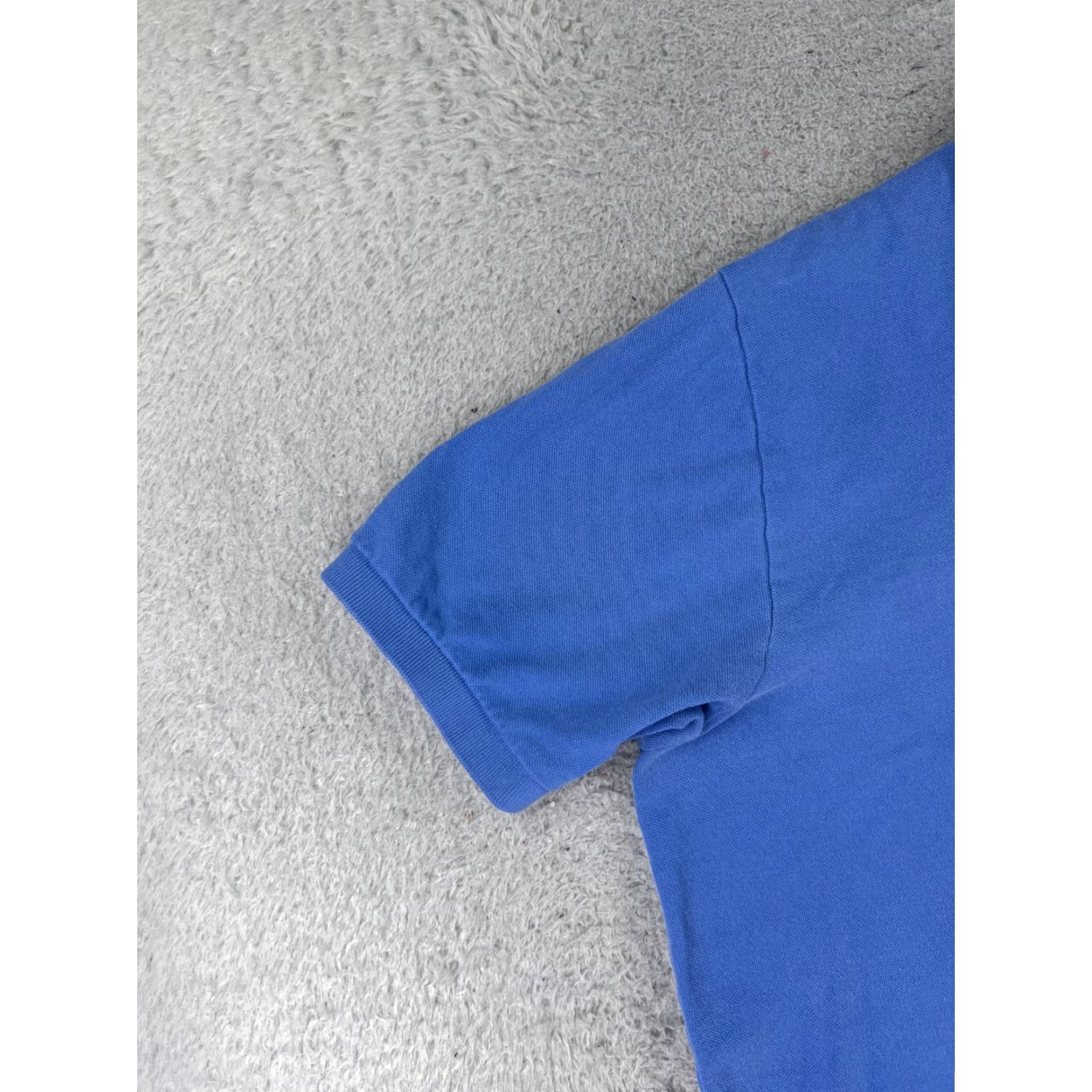 Ralph Lauren VINTAGE Ralph Lauren Polo Shirt Mens XL Blue 100% Cotton Short Sleeve Polo Shirt USA Logo Embroidered Check Size US XL / EU 56 / 4 - 3 Thumbnail
