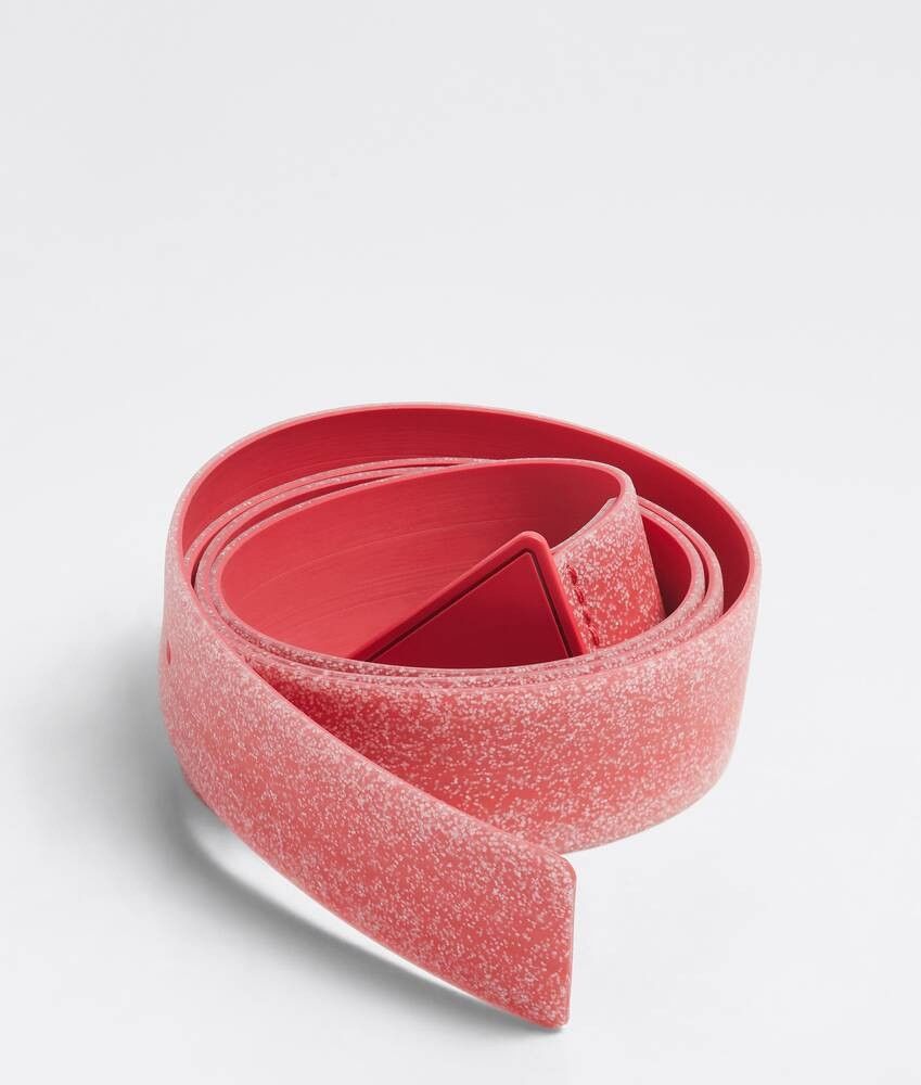 Bottega Veneta o1n1vont0425 Size: 95 / Triangle Belt in Pink/White Size 38 - 3 Thumbnail