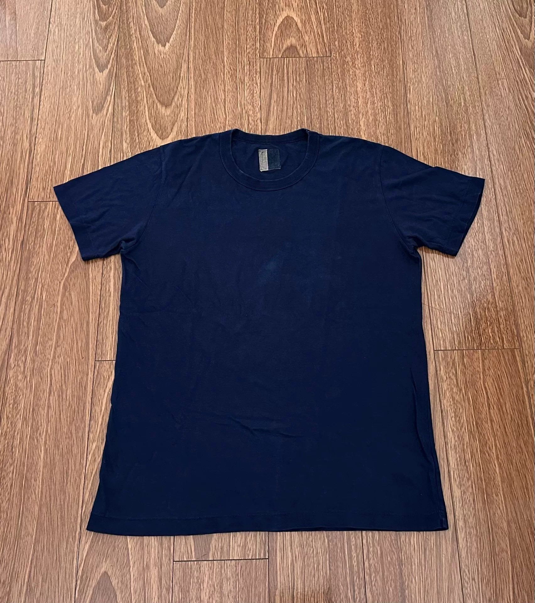 visvim indigo dye crew short sleeve tee