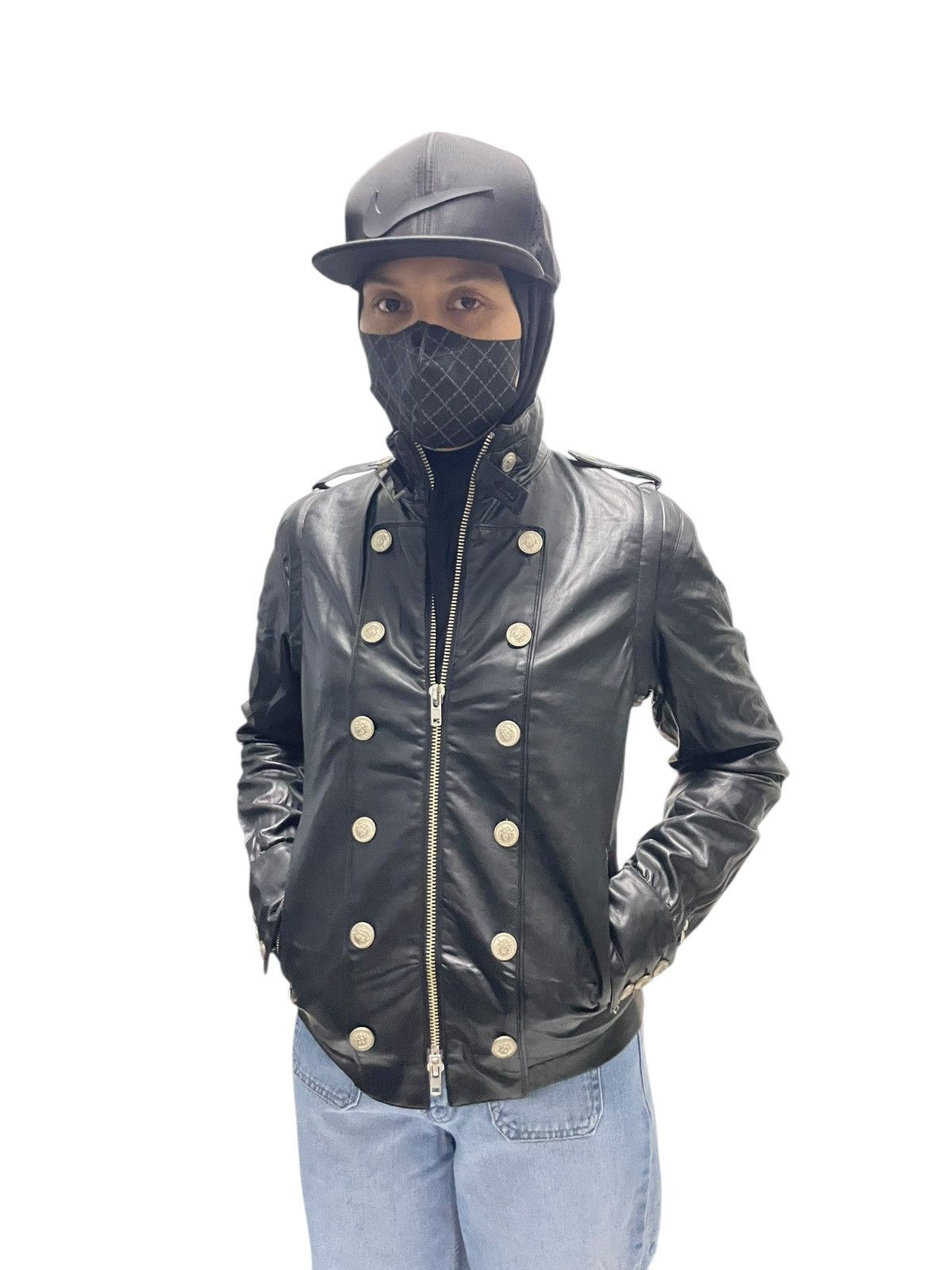 JACKROSE Detachable Sleeve Double Breast Zipper Vest Jacket 5674-201 Size M / US 6-8 / IT 42-44 - 18 Thumbnail