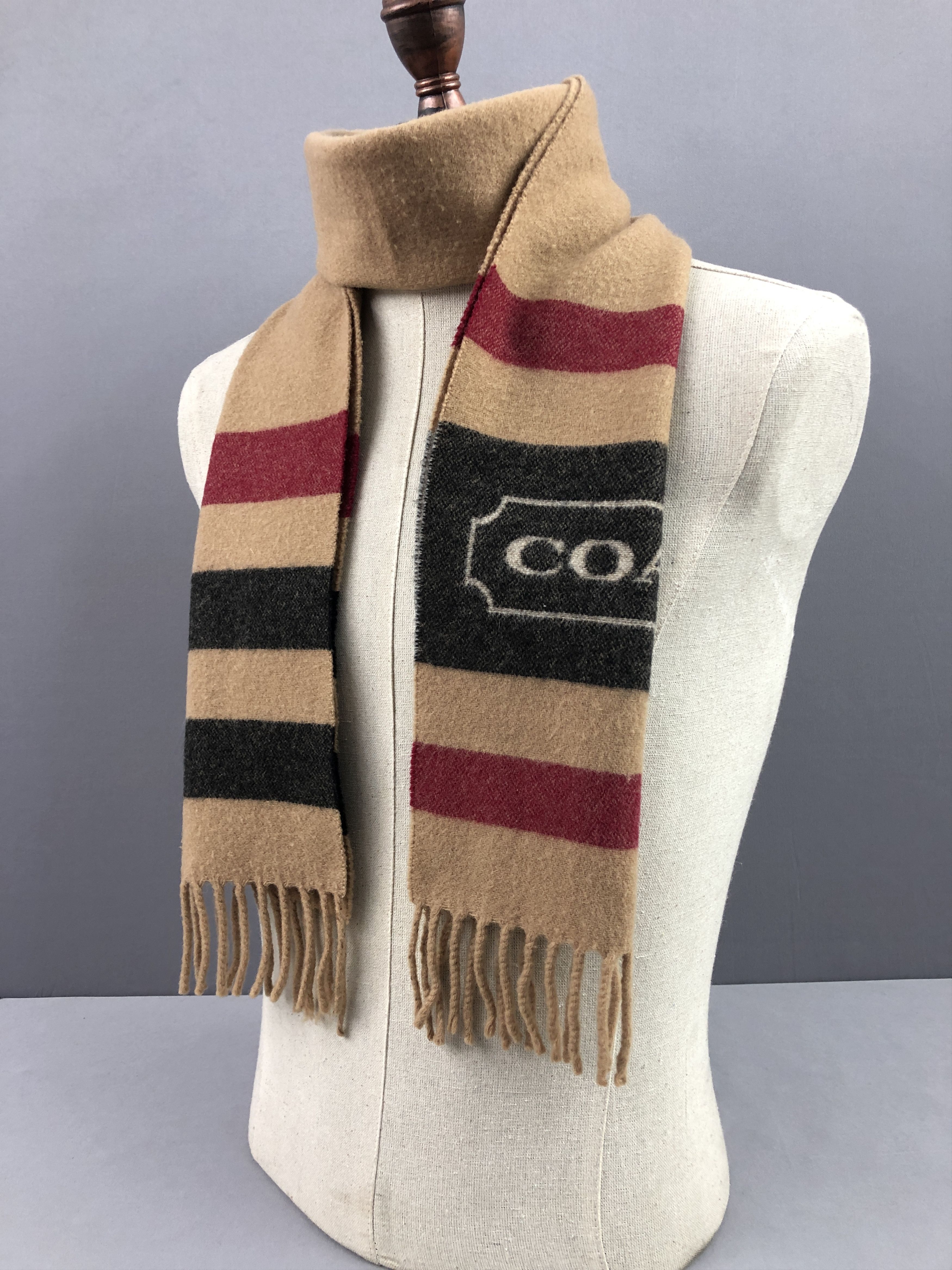 Coach Coach Cashmere Wool Scarf / Muffler / Neckwear Size ONE SIZE - 2 Thumbnail