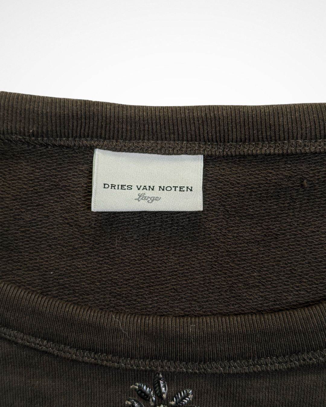 Dries Van Noten A/W 2015 Silver Embellished Miao Relaxed Pullover Size US L / EU 52-54 / 3 - 3 Thumbnail