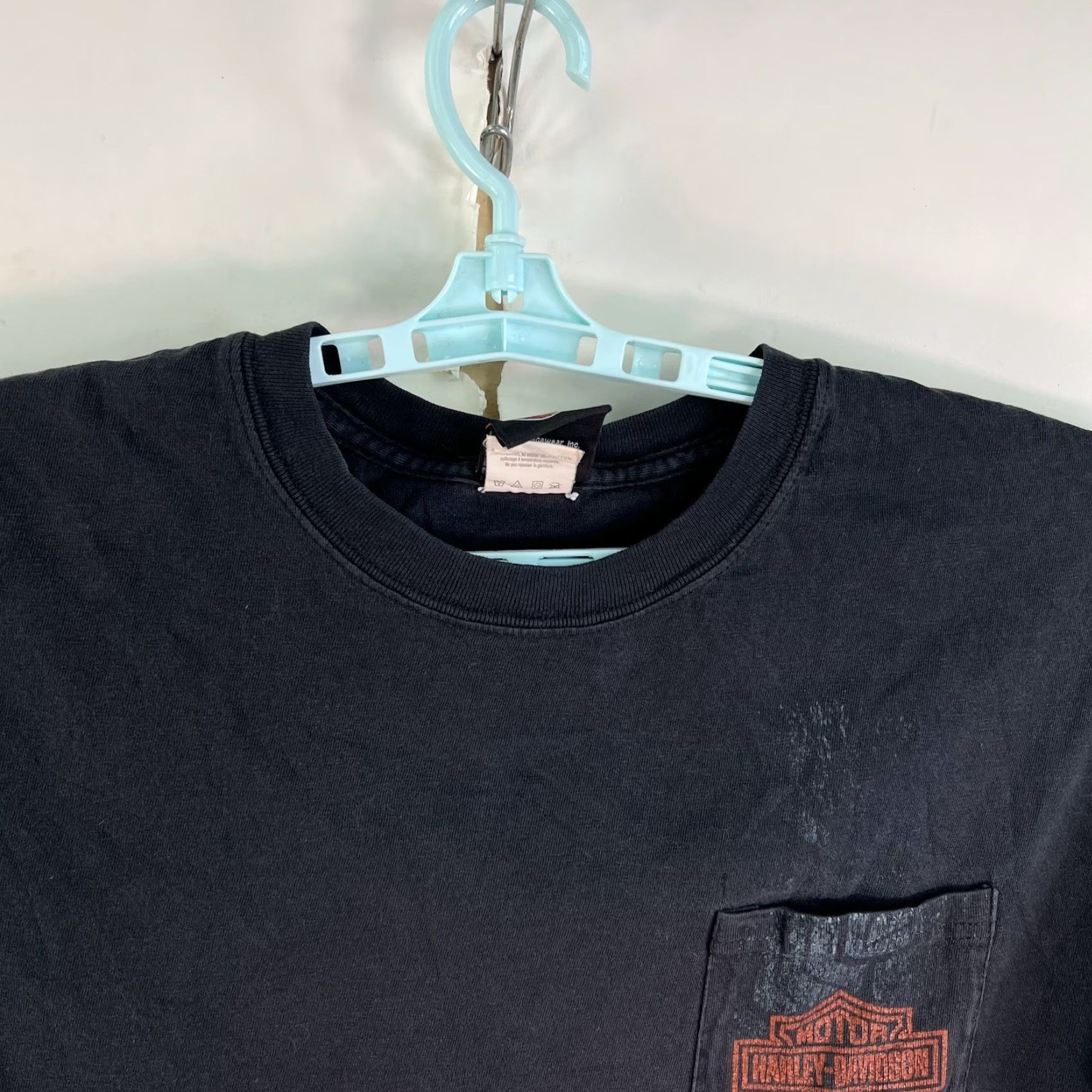 Harley Davidson Harley-Davidson T-Shirt Mens XL Black - Short Sleeve Crew Neck Double-Sided Cotton Size US XL / EU 56 / 4 - 3 Thumbnail