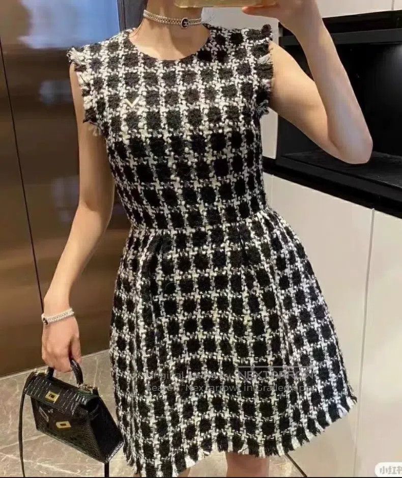 Valentino Valentino Houndstooth dress Size XS / US 0-2 / IT 36-38 - 7 Thumbnail