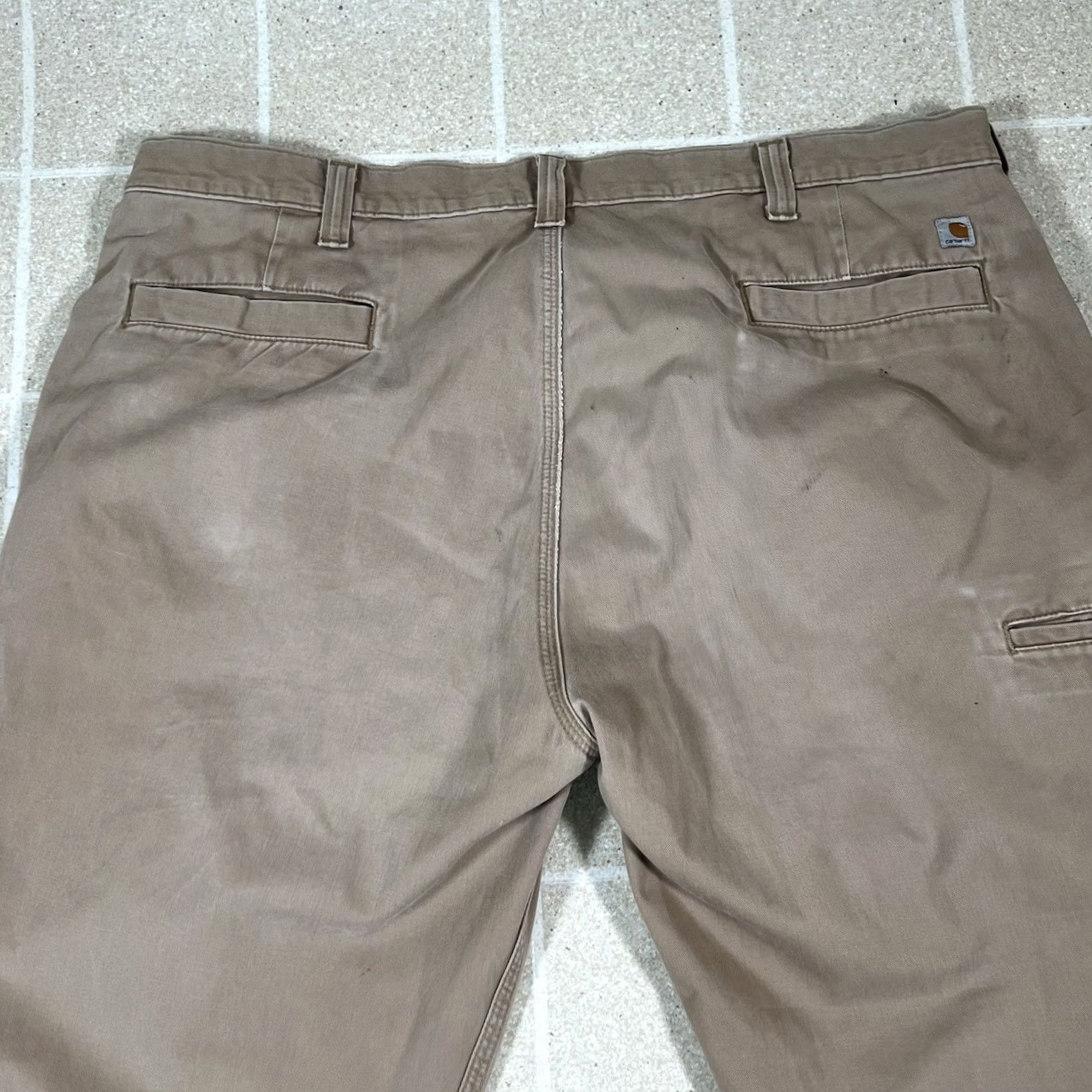 Carhartt Carhartt Work Pants Men’s Relaxed Fit 5 Pocket Khaki 44 x 30 Beige Khakis Mens Size US 44 / EU 60 - 6 Thumbnail