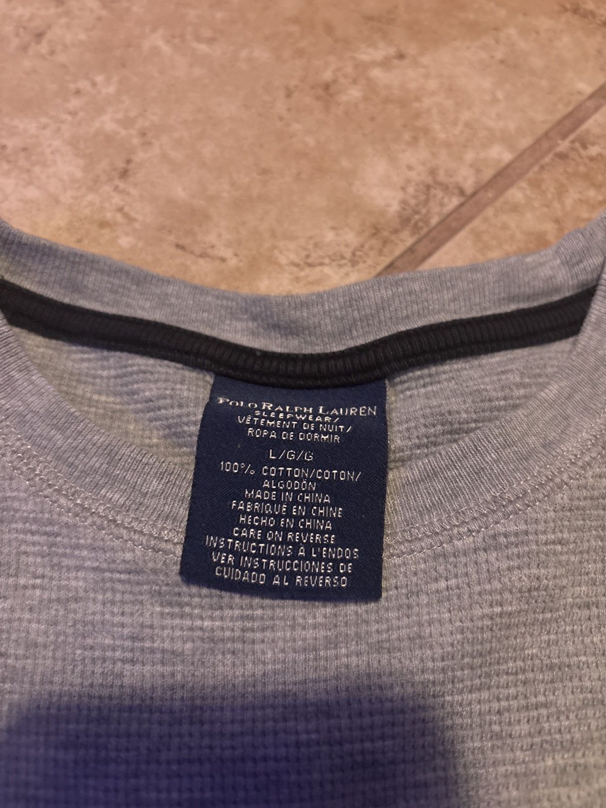 Polo Ralph Lauren × Vintage Grey tee Size US L / EU 52-54 / 3 - 1 Thumbnail