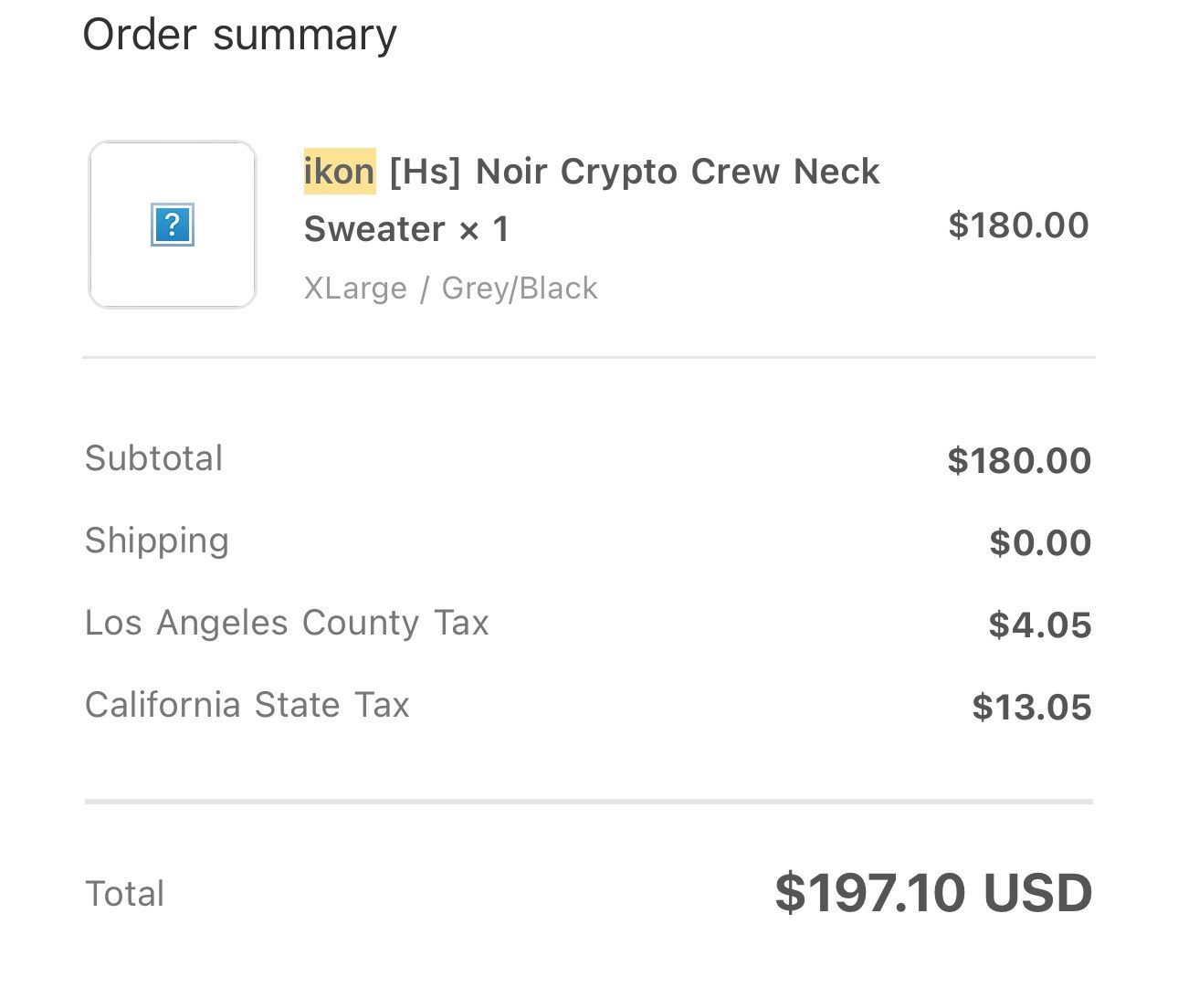 Xavier Wulf / Hollow Squad IKON / XAVIER WULF CREW NECK Size US XL / EU 56 / 4 - 4 Thumbnail