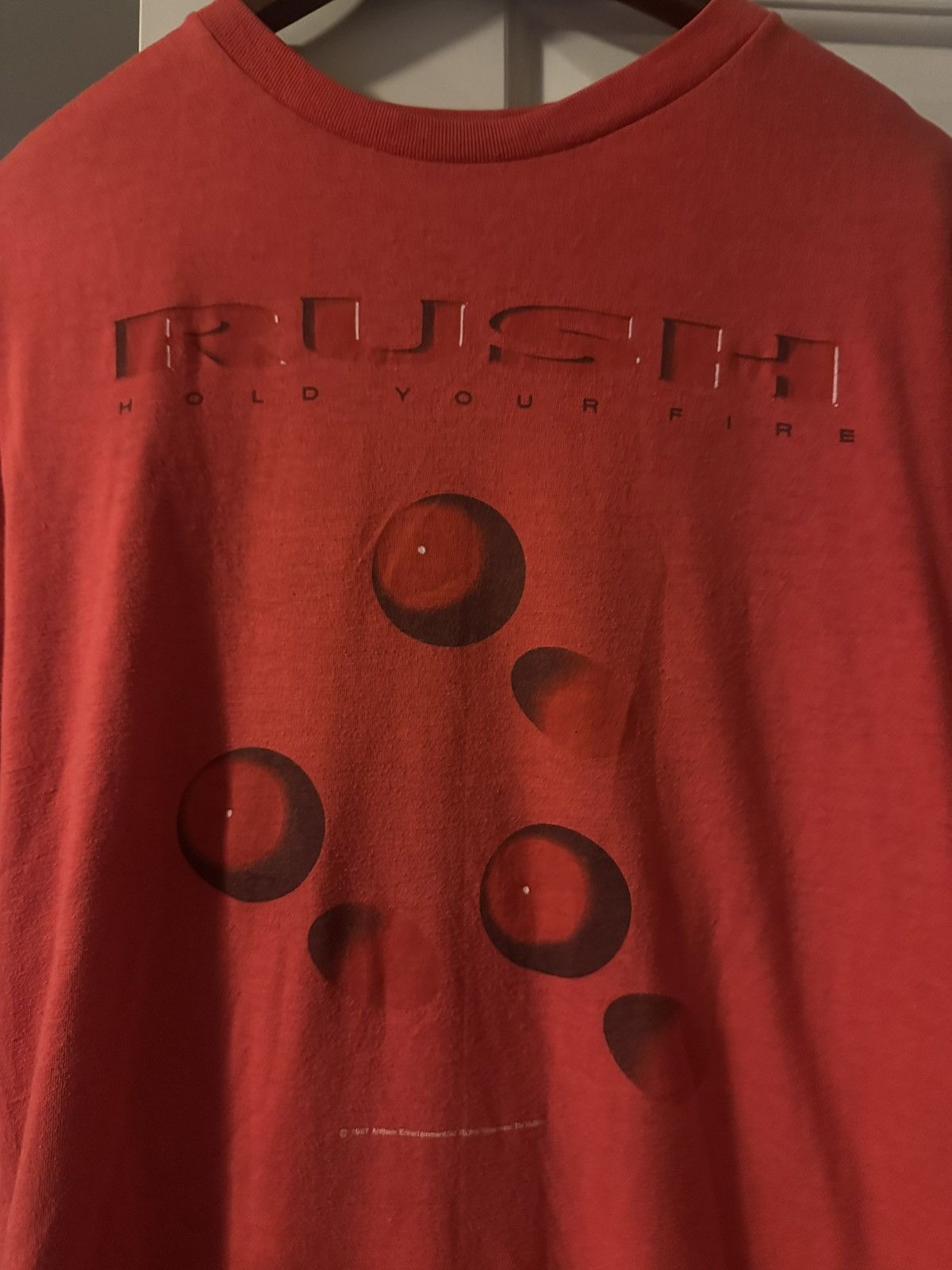 Vintage Vintage 1987 Rush t shirt Size US M / EU 48-50 / 2 - 2 Thumbnail