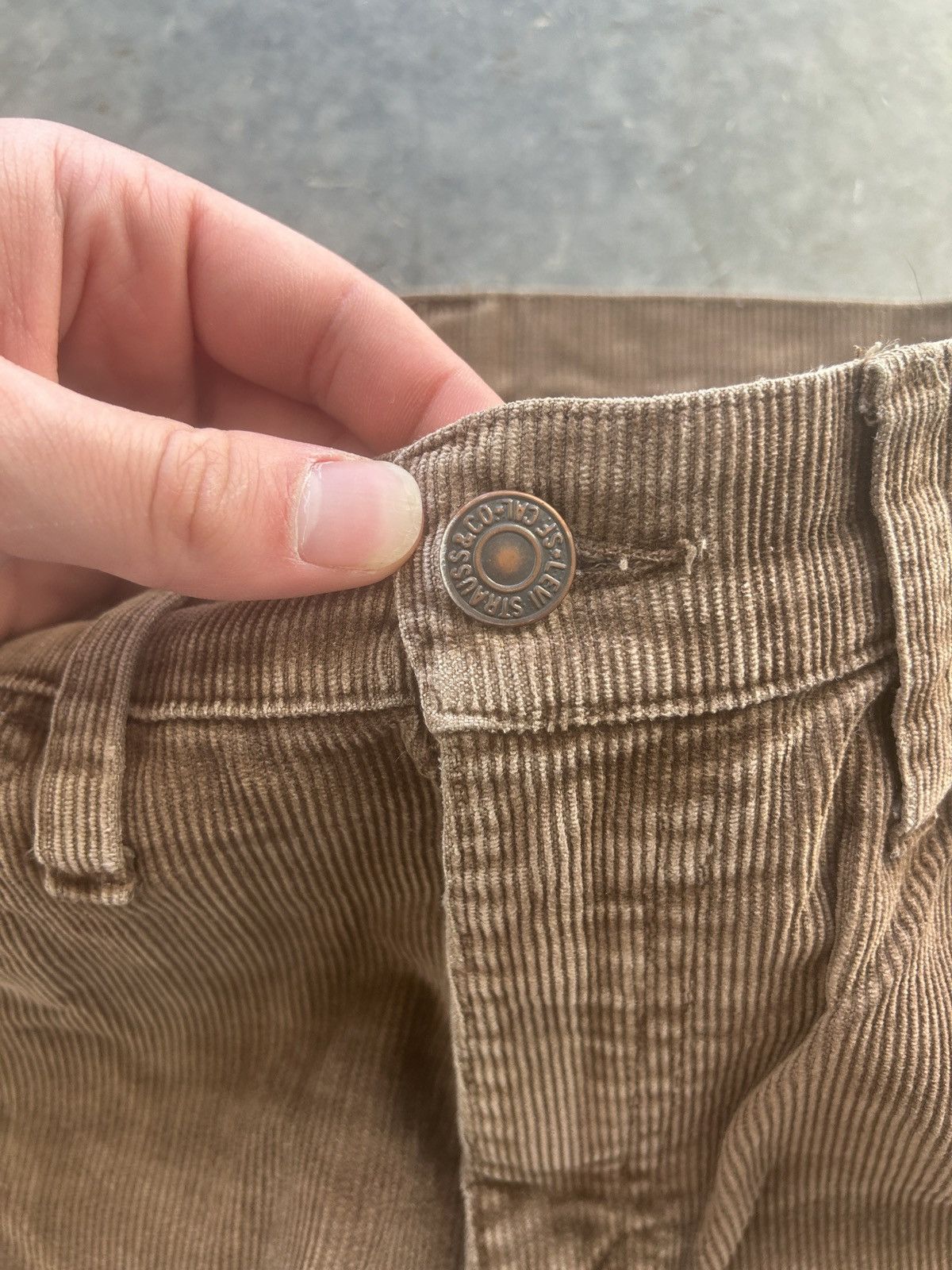 Levi's × Vintage Vintage 90s Levi’s 519 Corduroy Pants Size US 31 - 2 Thumbnail