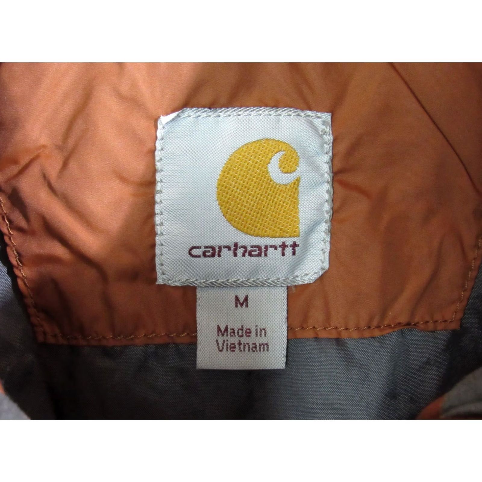 Carhartt Carhartt Vest Mens Orange Quilted Nylon Outdoor Relaxed Fit Insulated Men Med Size US M / EU 48-50 / 2 - 4 Thumbnail