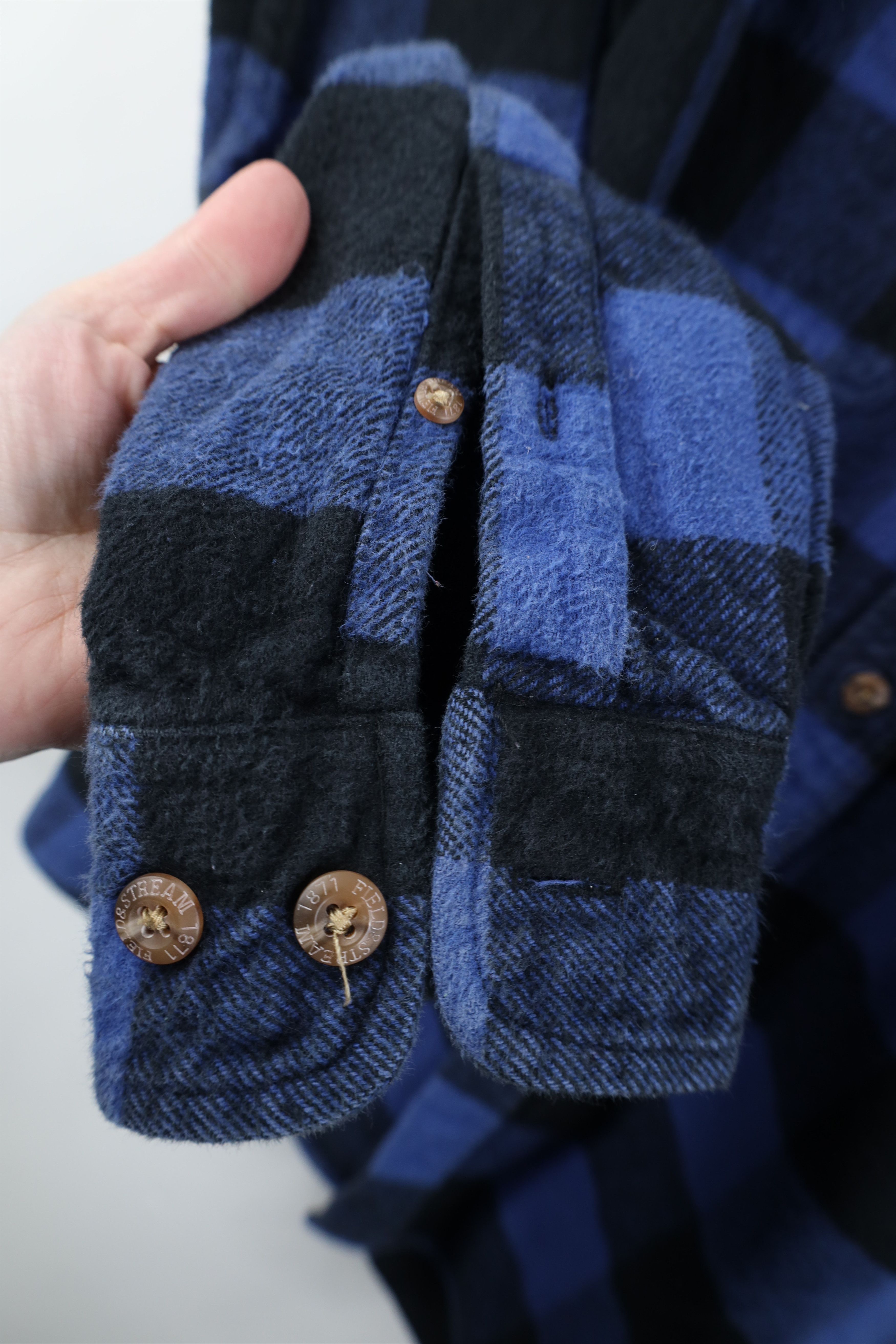 Vintage Vintage 90s Streetwear Heavyweight Button Shirt Plaid Size US L / EU 52-54 / 3 - 7 Thumbnail