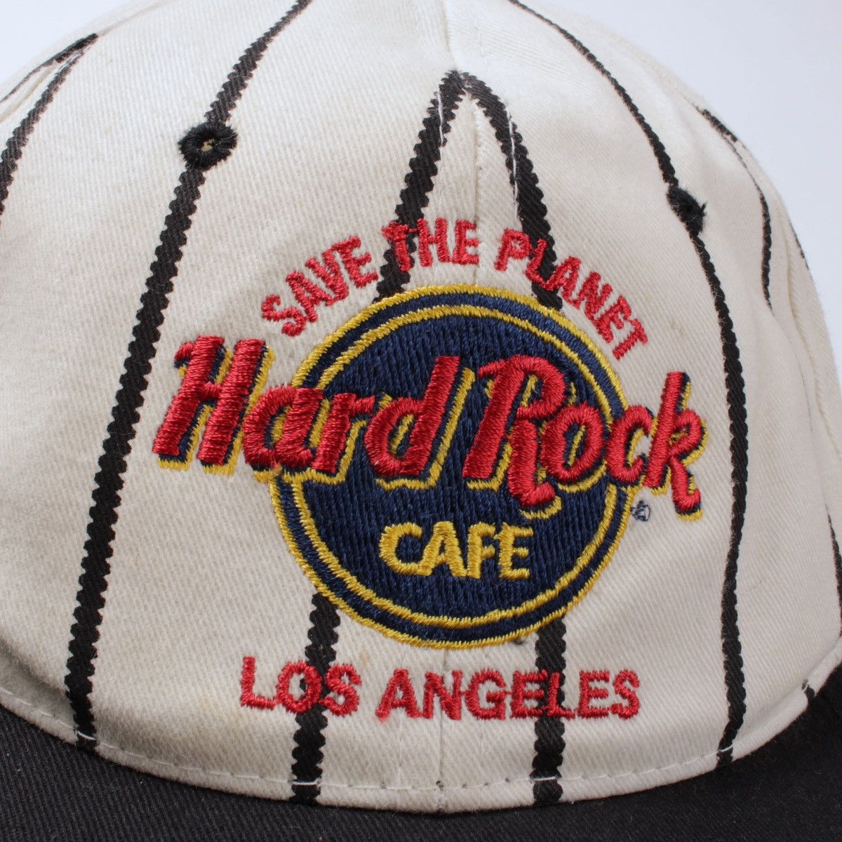 Hard Rock Cafe × Vintage Vintage Hard Rock Cafe Los Angeles Save The Planet Cap Size ONE SIZE - 4 Thumbnail